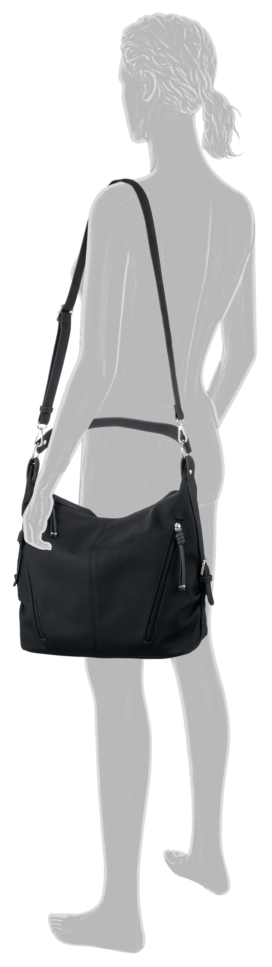 TOM TAILOR Hobo "CAIA Hobo bag", in schlichter Optik günstig online kaufen