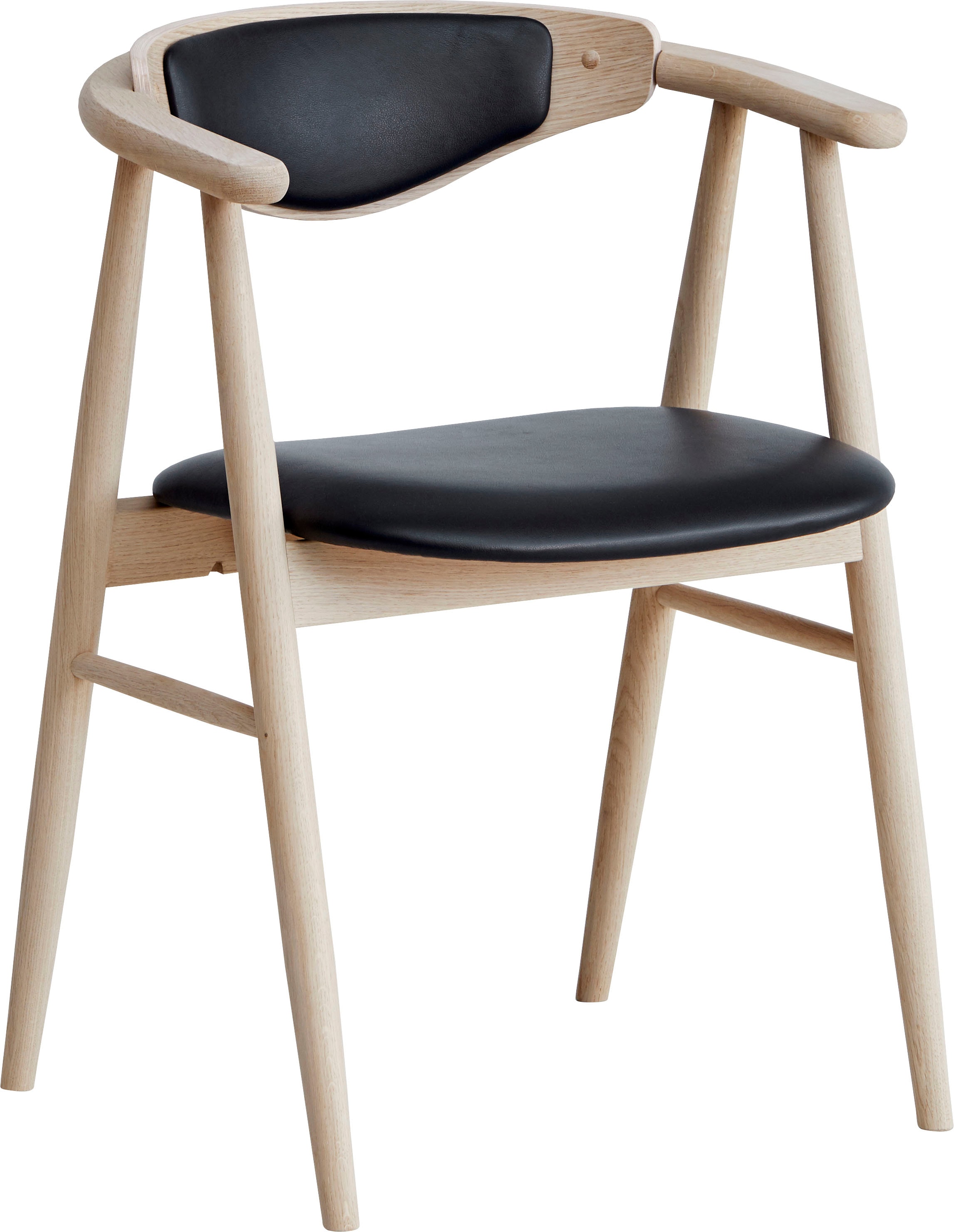 Massivholz, Leder | Rückenpolster aus und 2 (Set), by Holzstuhl Hammel Furniture kaufen Sitz Tradition«, Hammel St., »Findahl BAUR mit