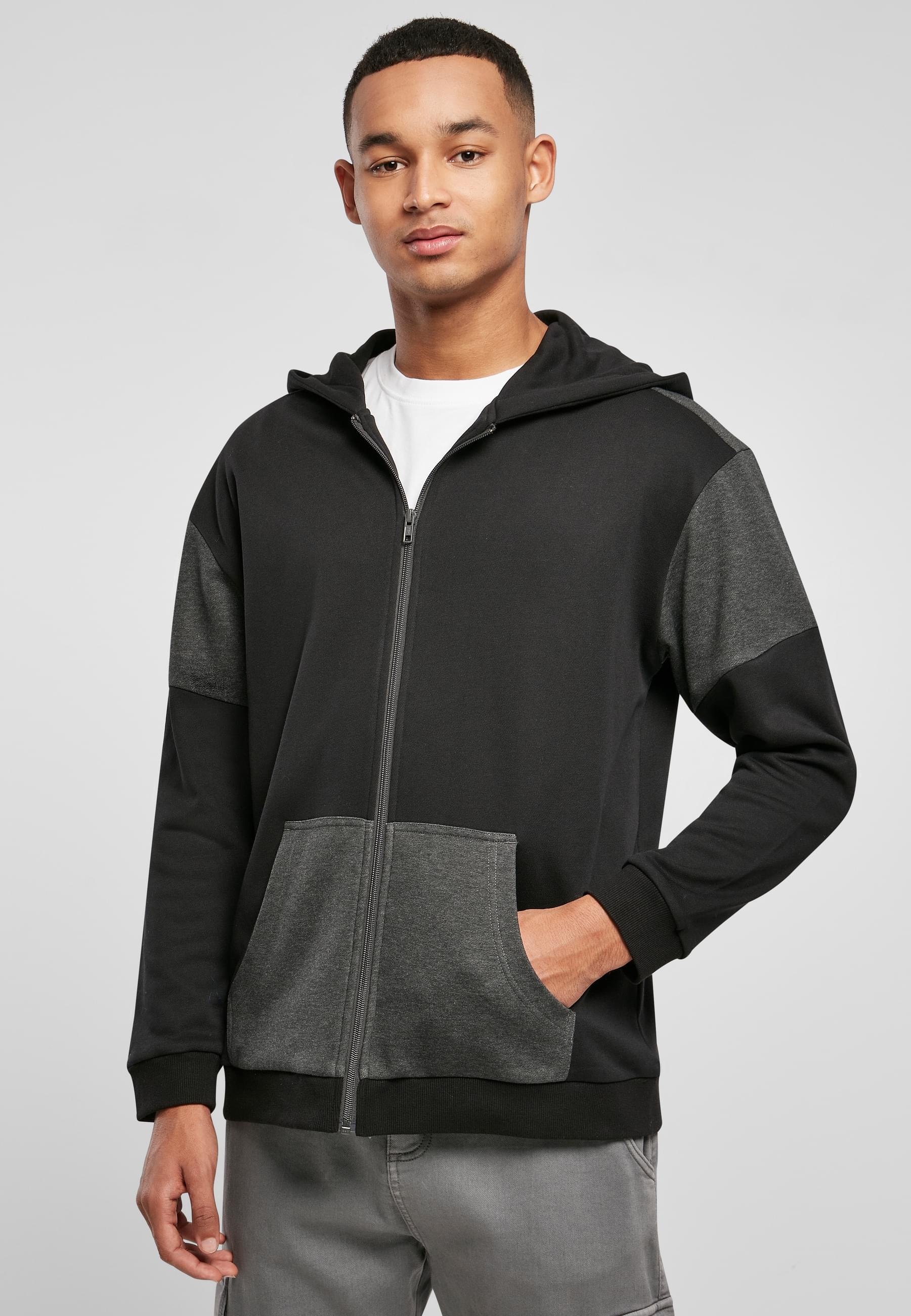 URBAN CLASSICS Sweatjacke »Urban Classics Herren Oversized Patch Zip Hoody«