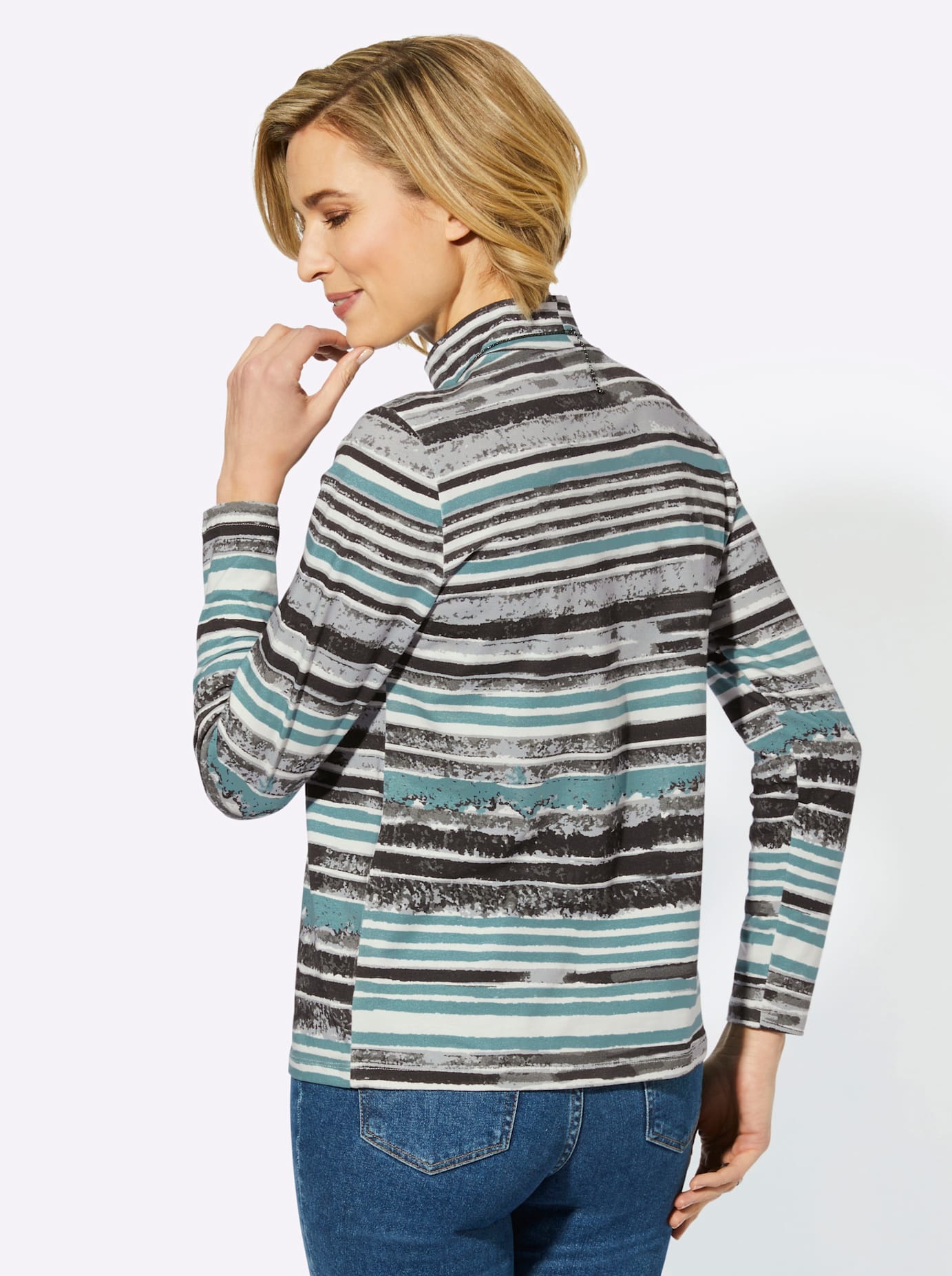 Casual Looks Stehkragenshirt »Shirt«, (1 tlg.)