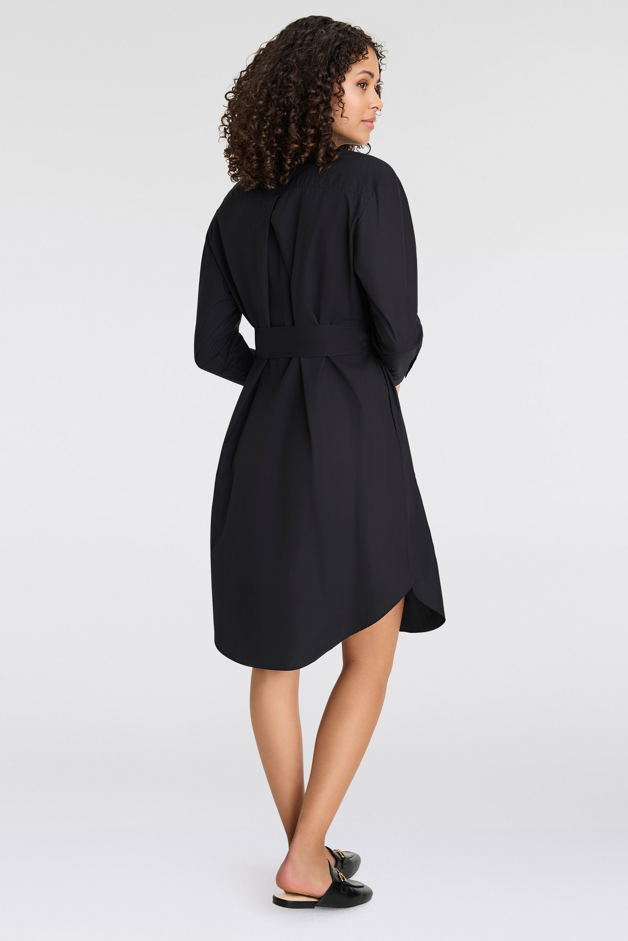BOSS ORANGE Blusenkleid "Delegant Premium Damenmode", mit Taillengürtel günstig online kaufen