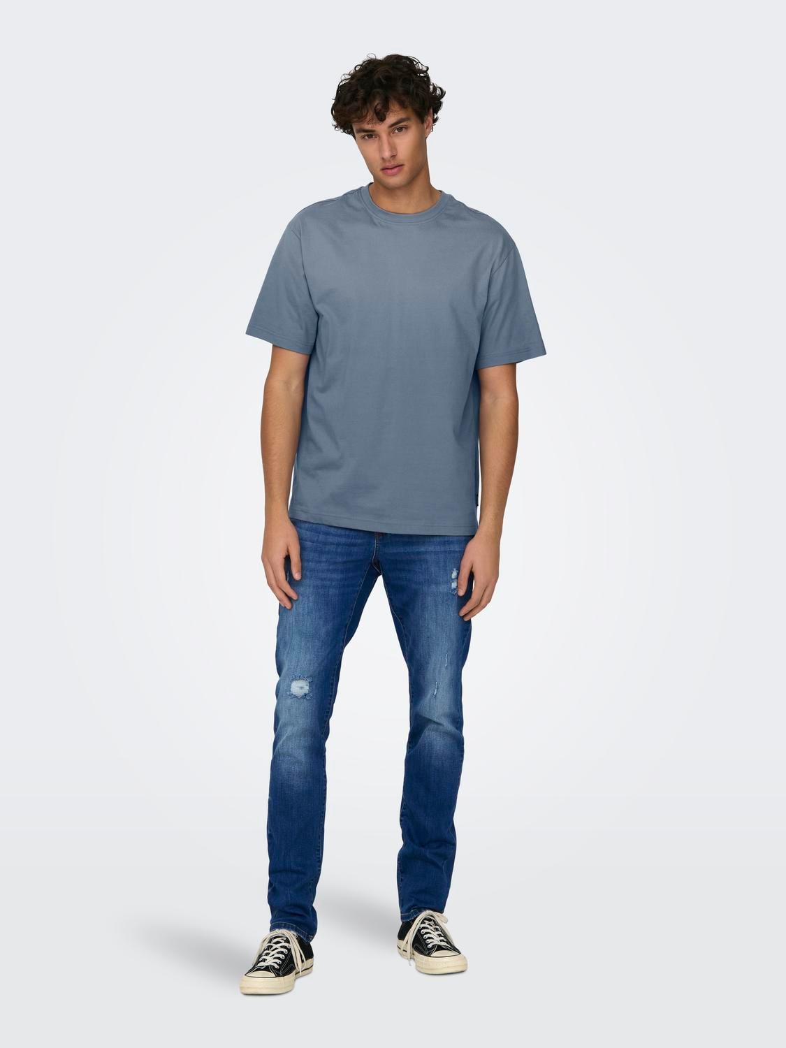 ONLY & SONS Rundhalsshirt »ONSFRED RLX SS TEE«