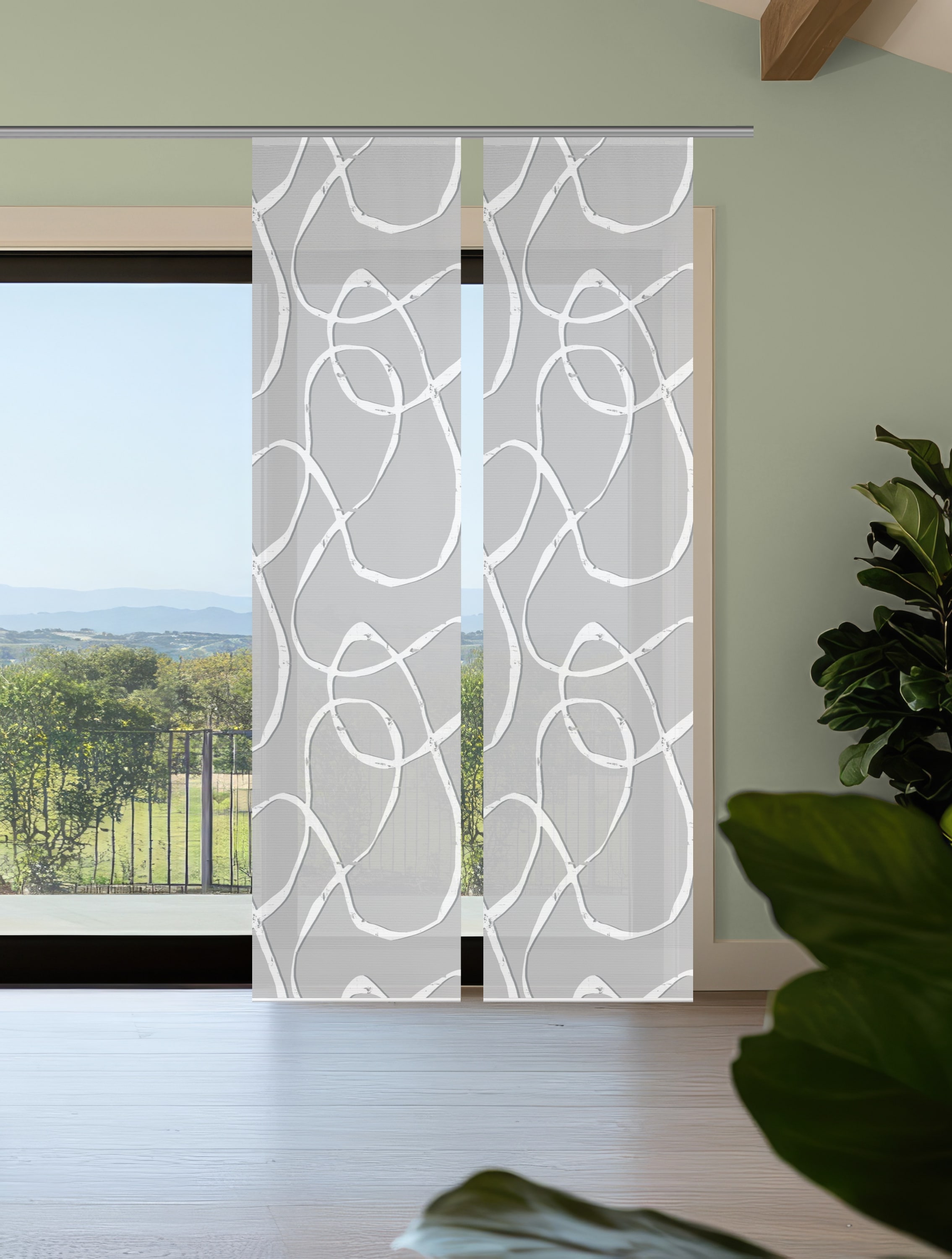 Vision S Schiebegardine "OPHELIA" Paneelwagen 2 Stk. tlg. Schiebevorhang,Ba günstig online kaufen