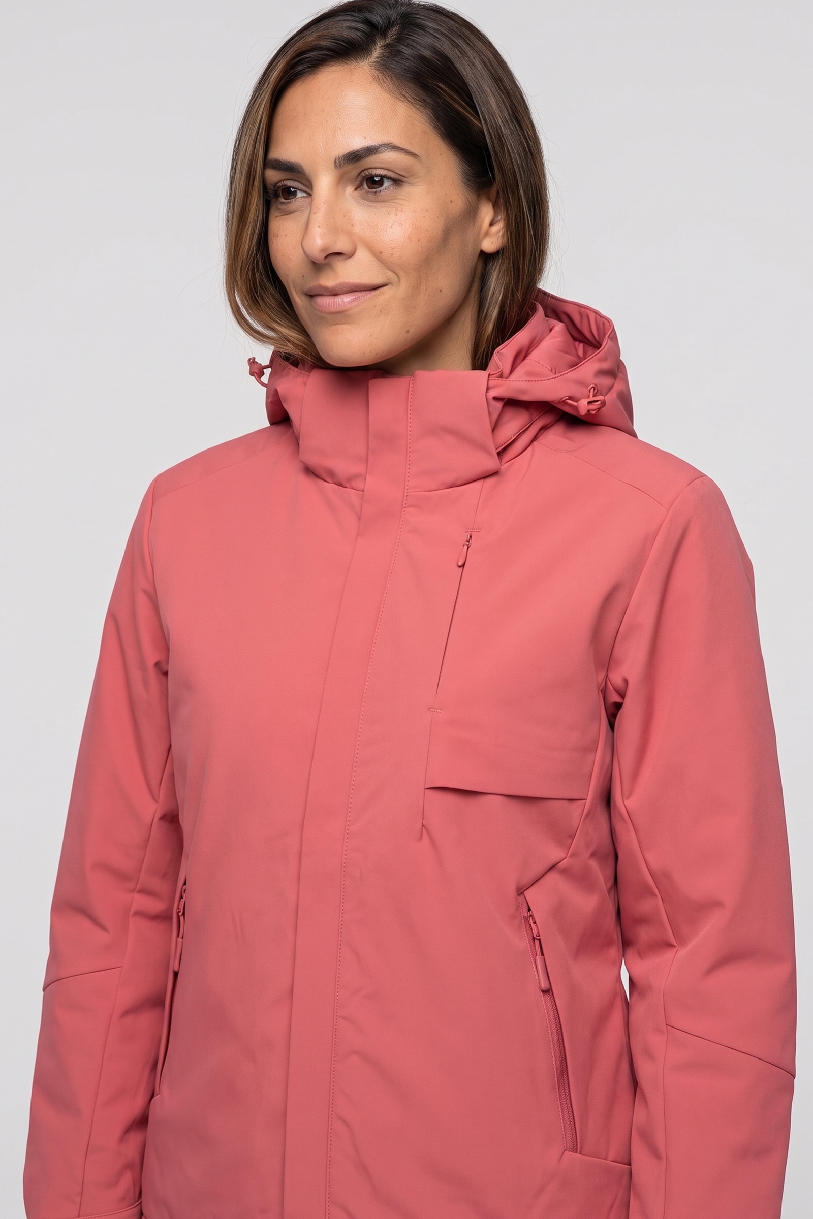Alife & Kickin Winterjacke »Damen ThoraAK A Winterjacke, Jacke« Futter mit Wabenprint, Kapuze mit Kordel, drei Reißverschlusstaschen