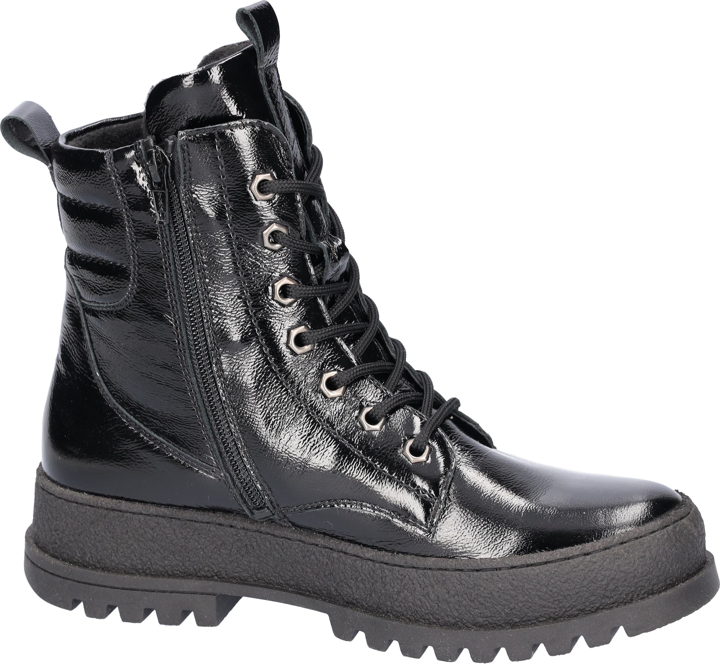 Waldläufer Plateaustiefelette »H-TARA«, Schnürboots, Stiefelette, Komfortboots in Bequemweite G (=weit)