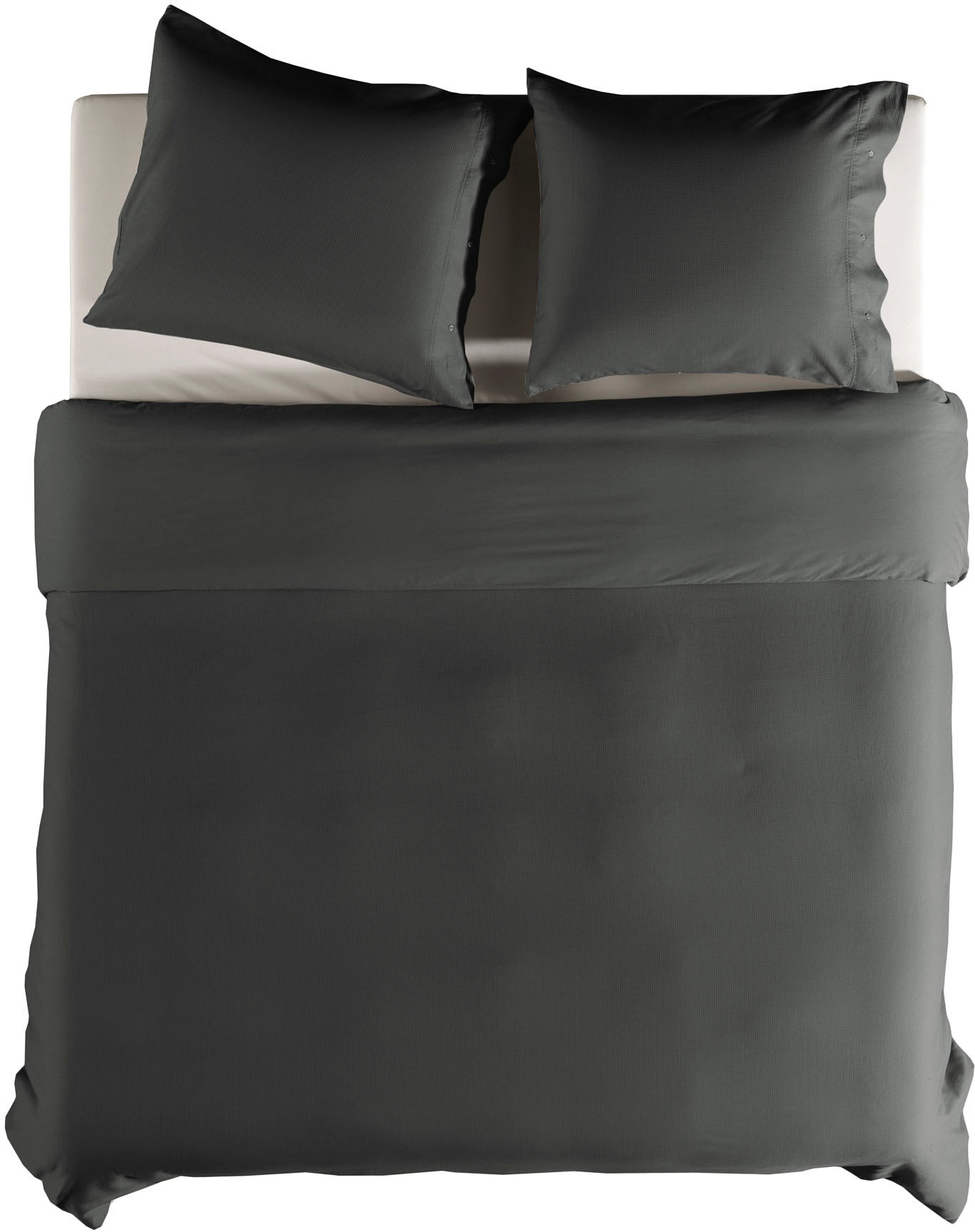 YELLOW Bettwäsche »Cialda« 2 Stk. tlg. Uni Design, 100% Baumwolle ab 135x200 cm.