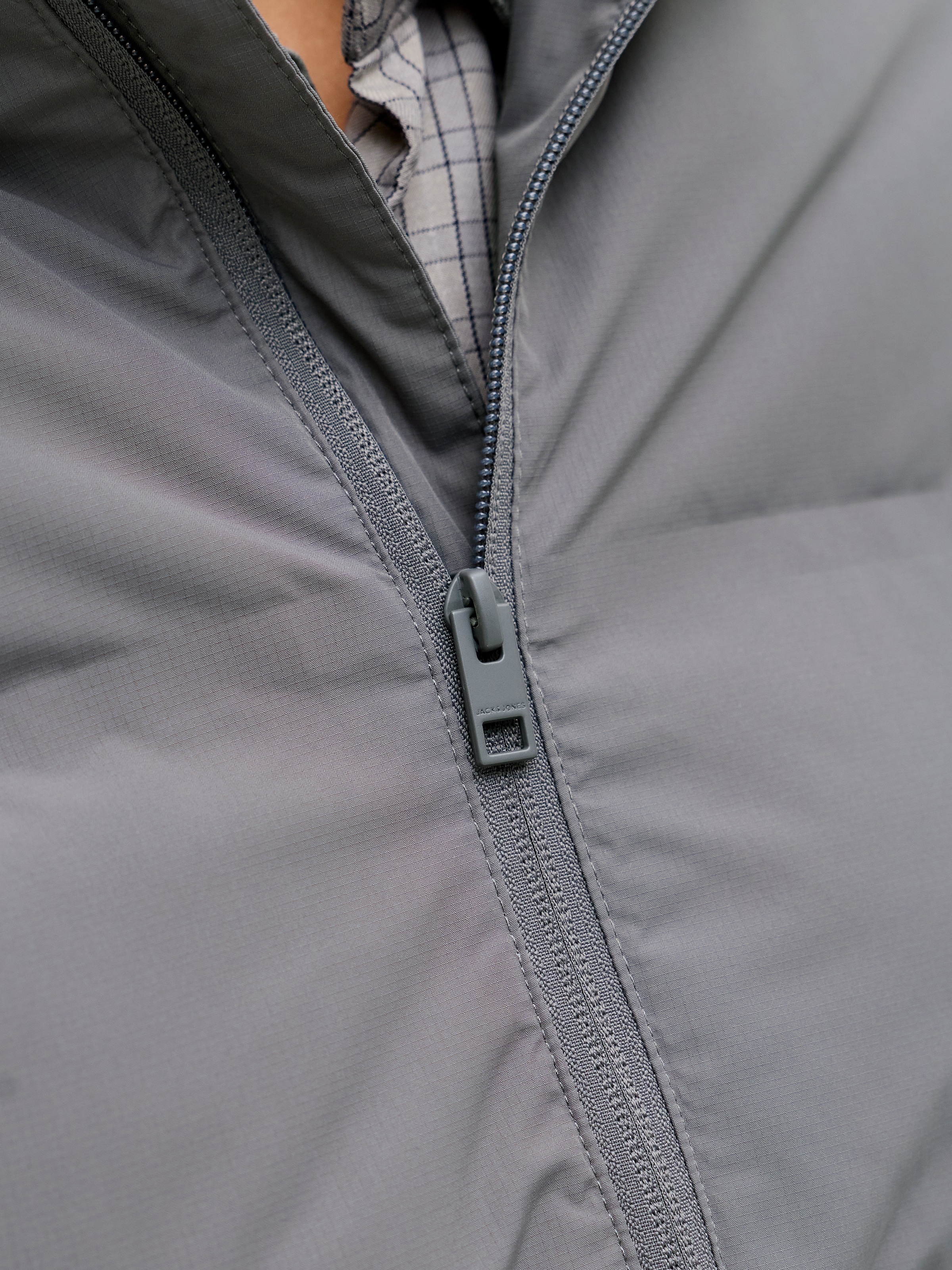 Jack & Jones Steppjacke »JJESOHO PUFFER COLLAR SN« ohne Kapuze