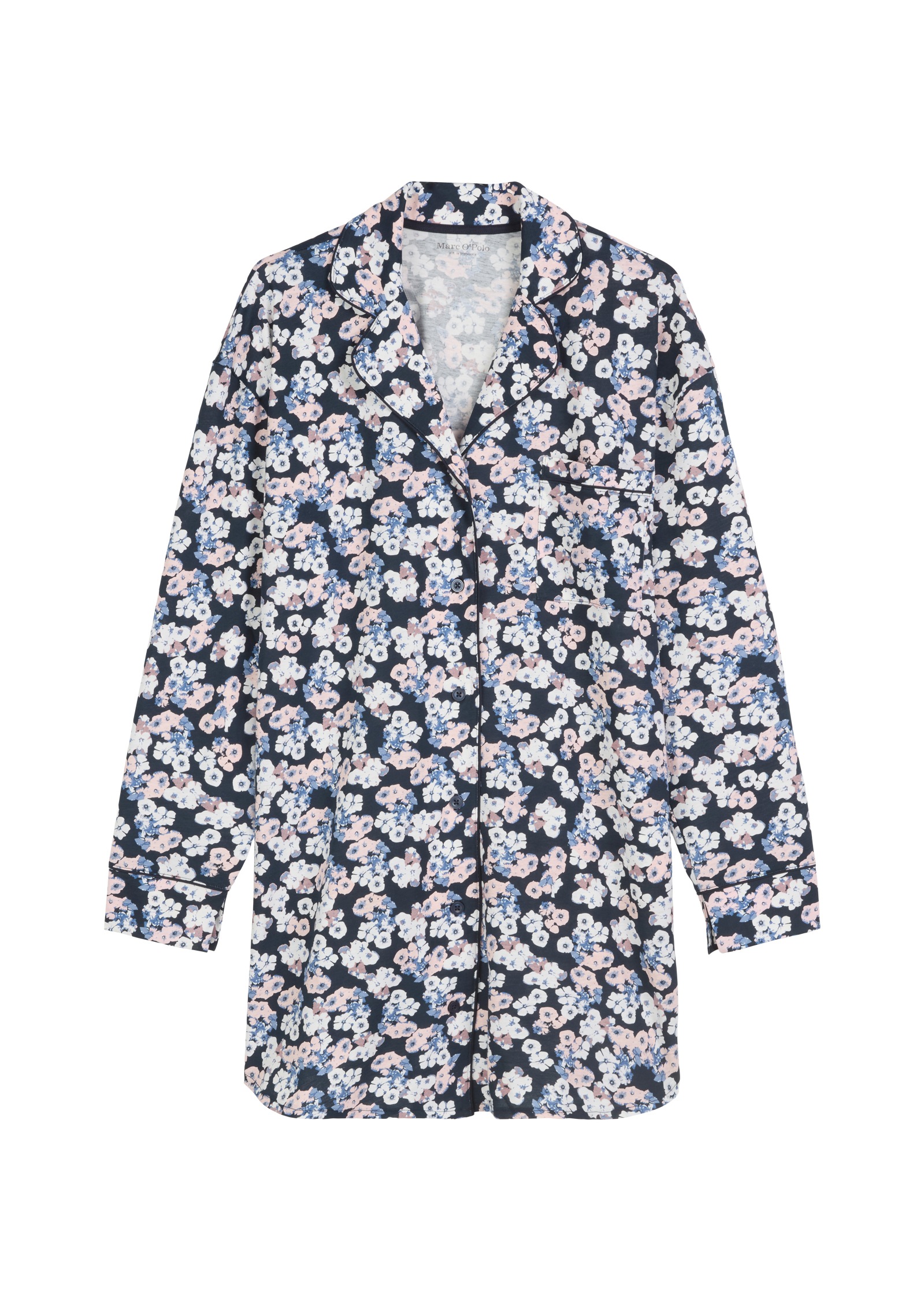 Marc OPolo Nachthemd Brusttasche Single-Jersey Qualität, leicht, Brusttasch günstig online kaufen