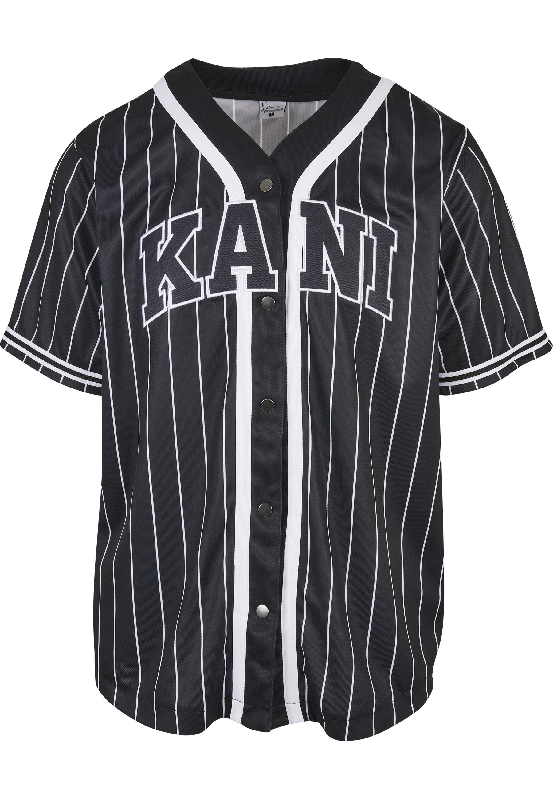 Karl Kani Funktionshemd "Karl Kani Herren KM221-115-1 Serif Pinstripe Baseball Shirt" 1 Stk.