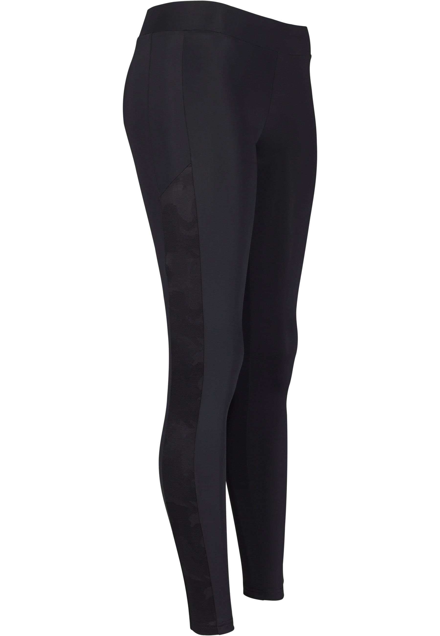 URBAN CLASSICS Leggings »Urban Classics Damen Ladies Jacquard Camo Striped Leggings«, (1 tlg.)