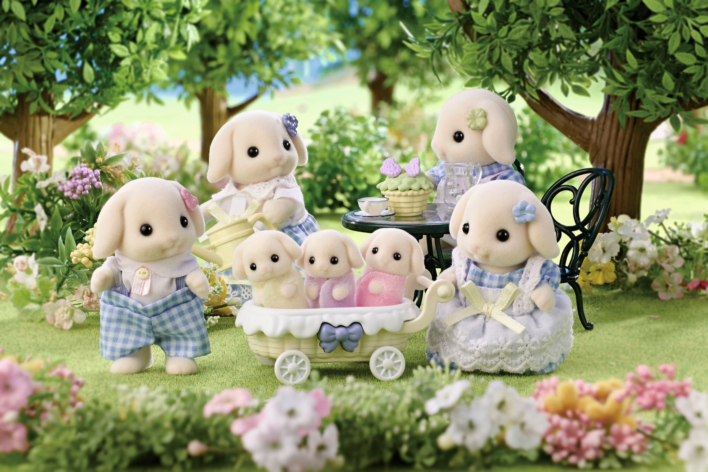 Sylvanian Families Spielfigur »Spielset Kaninchen Familie (5735)«
