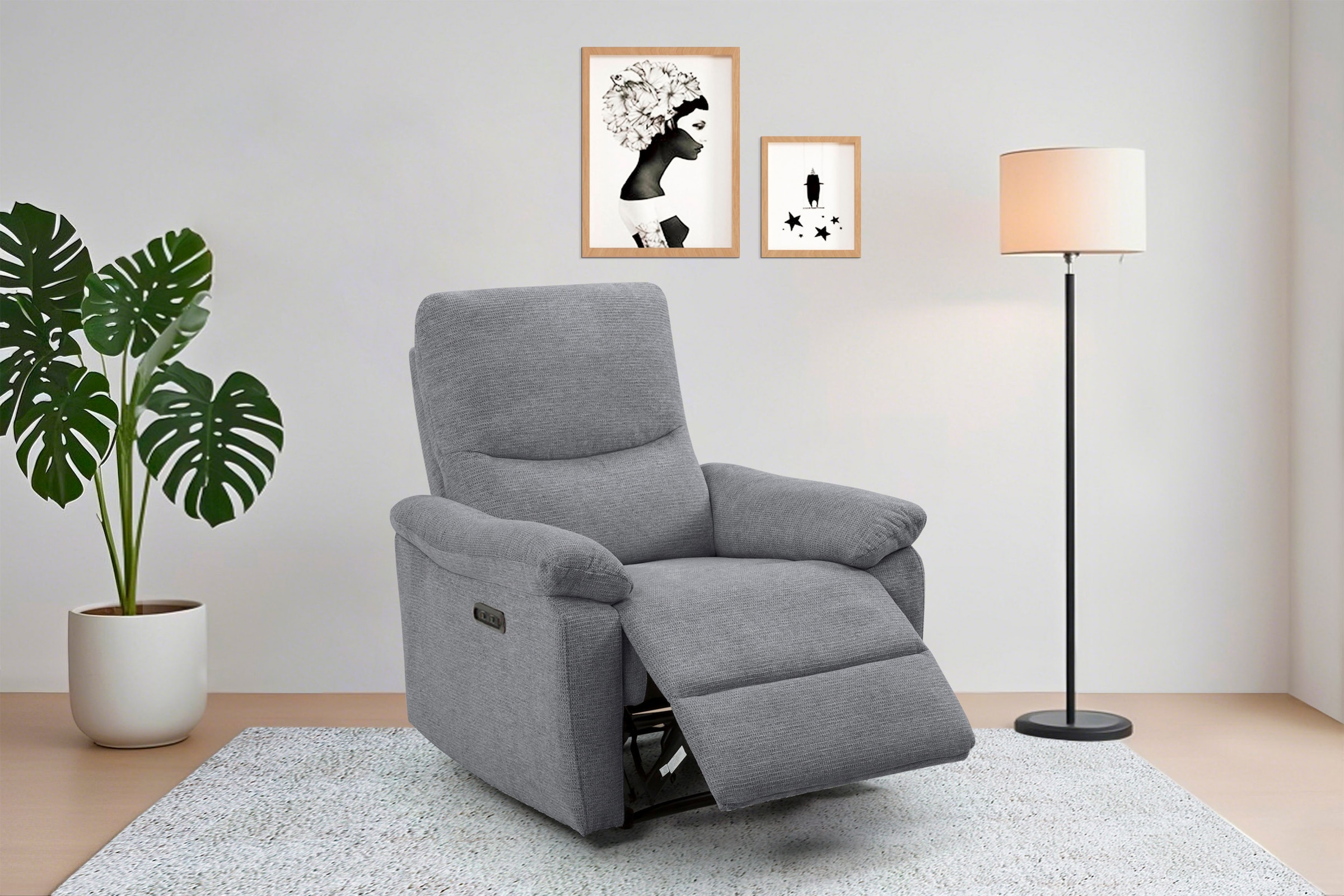 Home affaire Relaxsessel "ODILON, TV-Sessel mit Relax- und Liegefunktion, S günstig online kaufen
