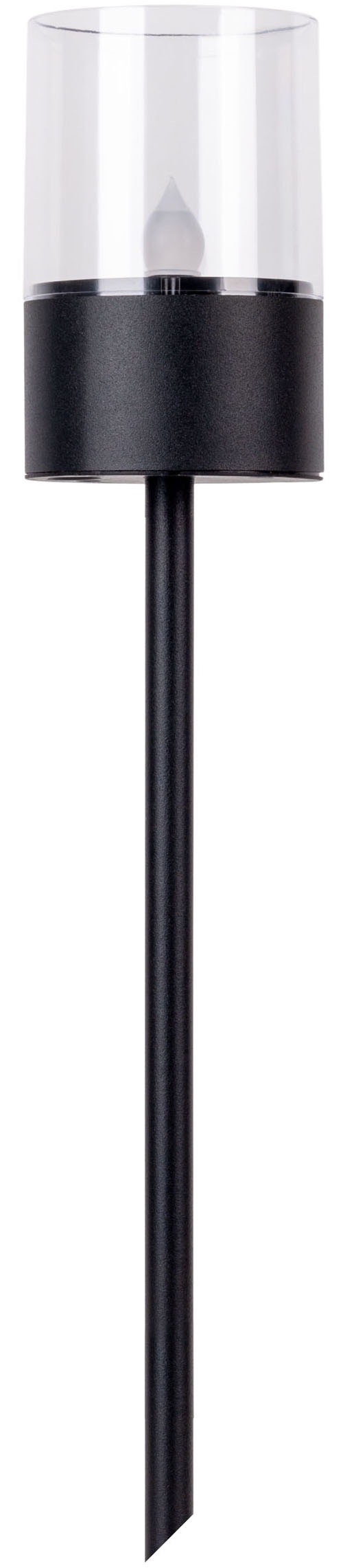 Thumbnail - OTTO home LED Solarleuchte "Liddia" LED-Modul 4 Stk. Warmweiß 4er Set Dekoerdspieß, Gartenfackel mit Flammeneffekt, Meta...