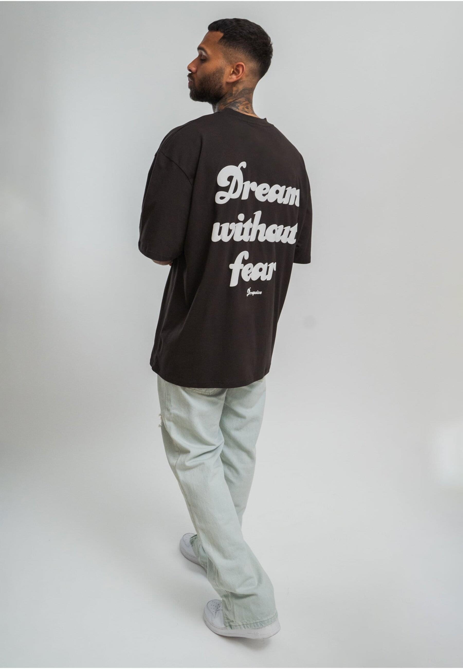 Dropsize T-Shirt »Dropsize Herren Heavy Dream Without Fear T-Shirt«, (1 tlg.)