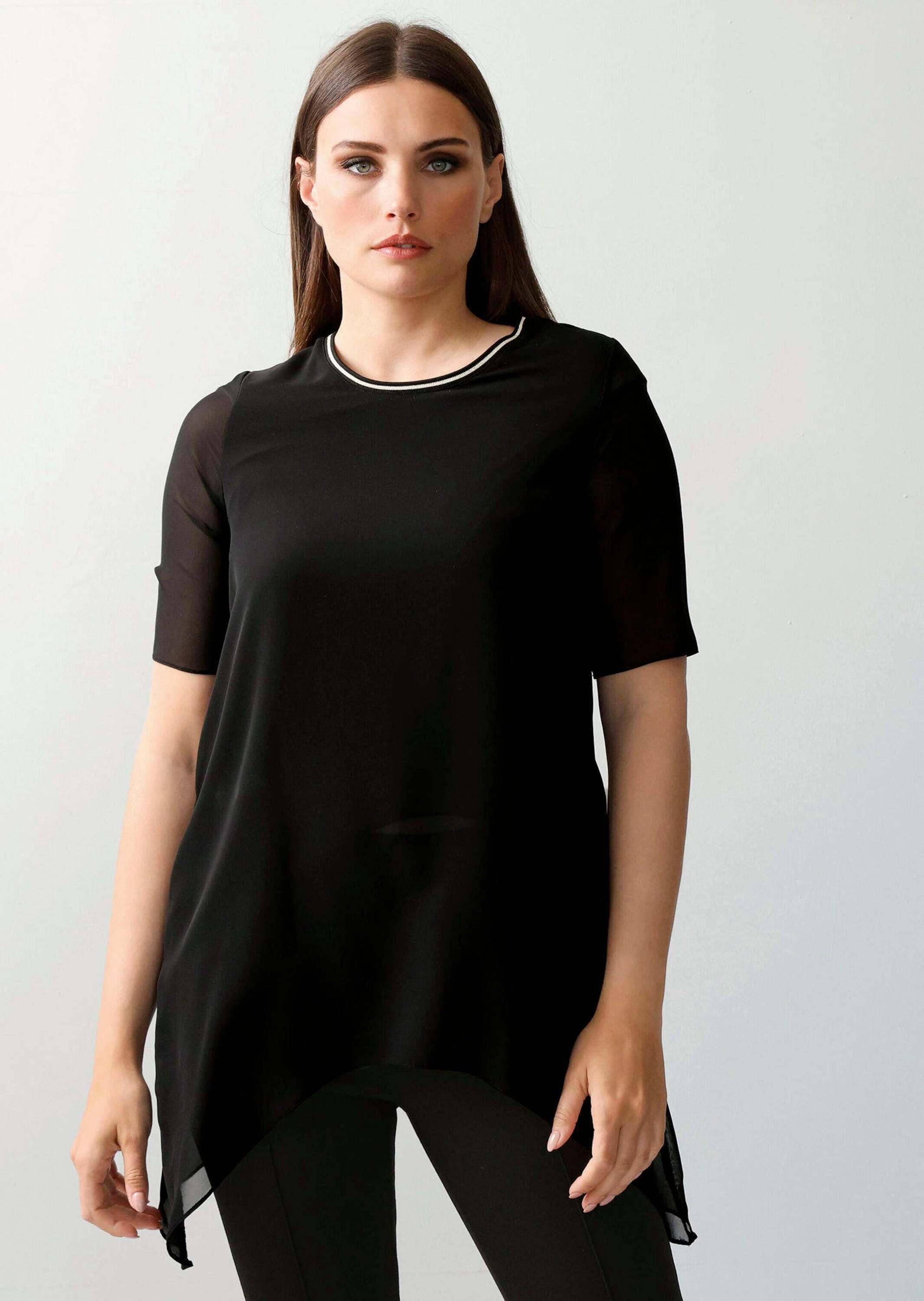 Alba Moda Kurzarmshirt »Longshirt Longshirt«