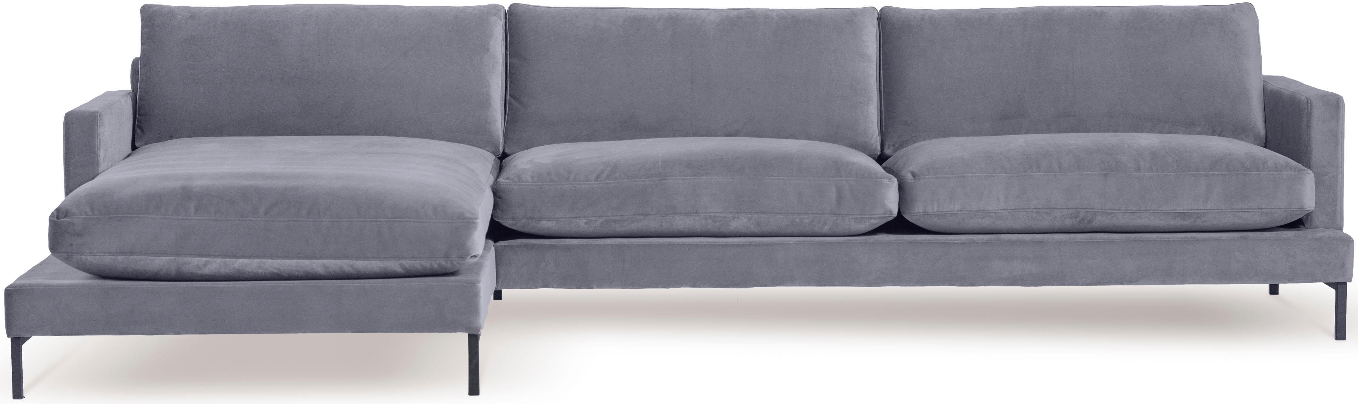 andas Ecksofa "Welland" Ecksofa "Welland" in Knautsch-Optik mit Metallfüßen