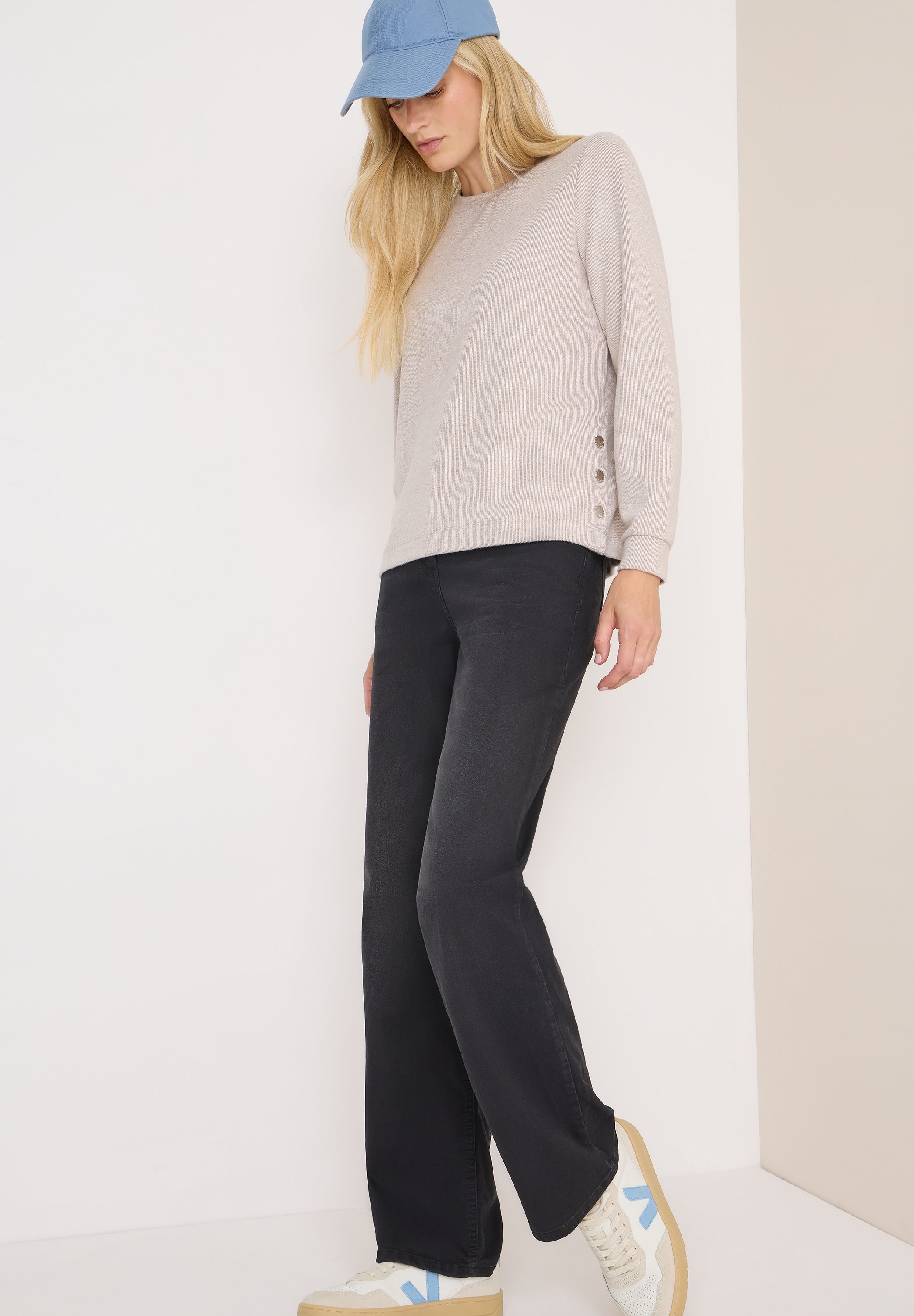 Cecil Strickpullover, mit Knöpfen
