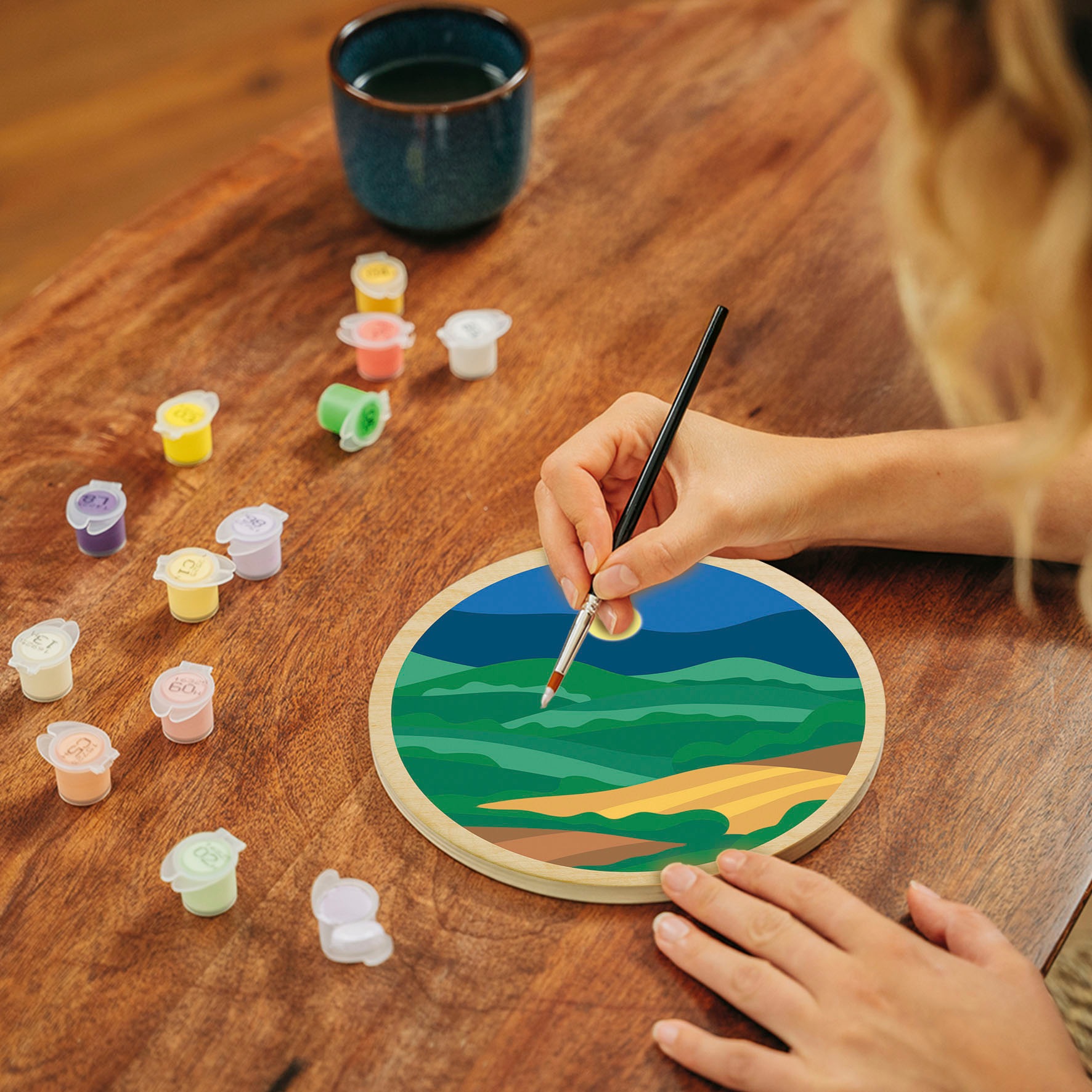 Ravensburger Malen nach Zahlen »CreArt, Wooden, Hills« Made in Europe