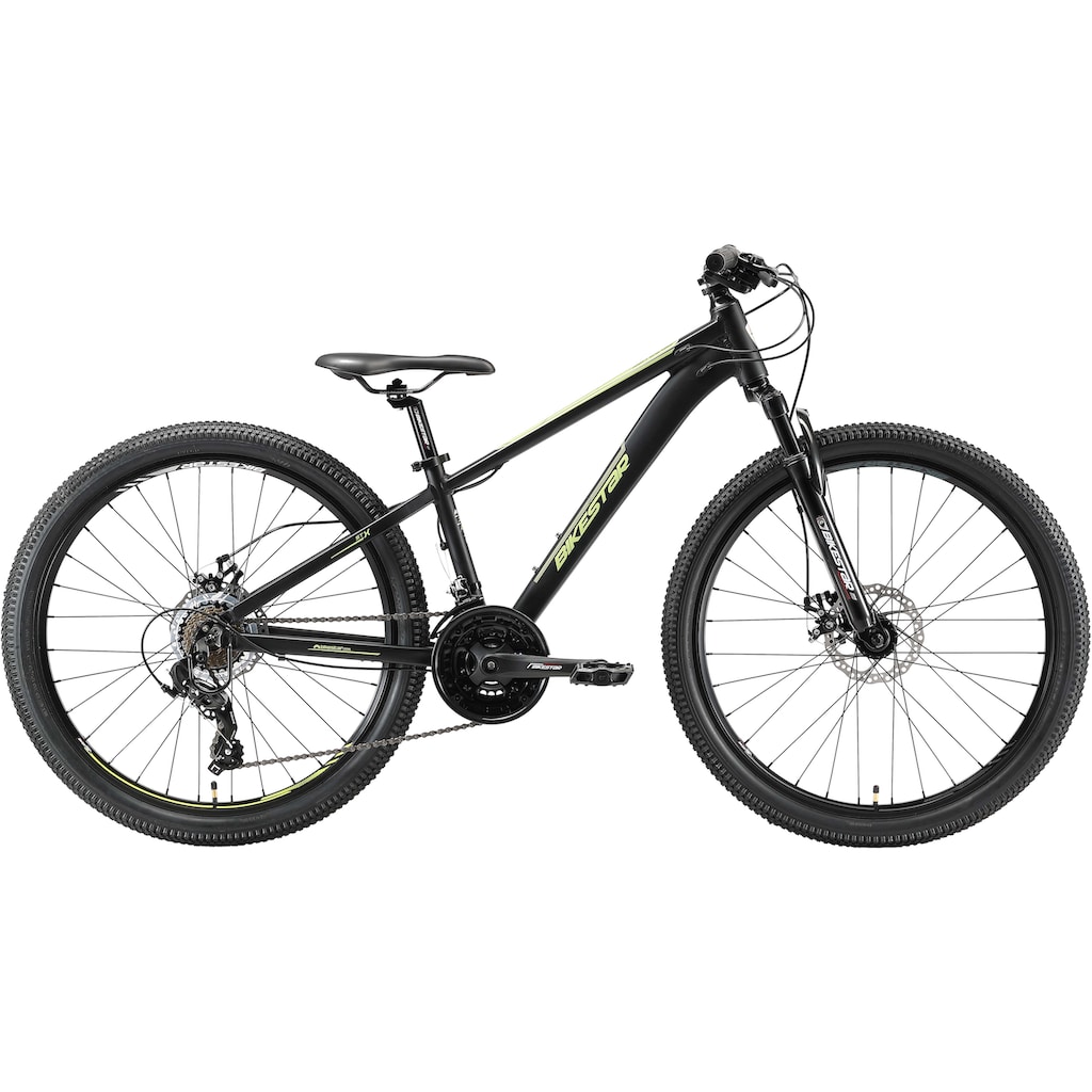 Bikestar Mountainbike, 21 Gang, Shimano, RD-TY300 Schaltwerk, Kettenschaltung