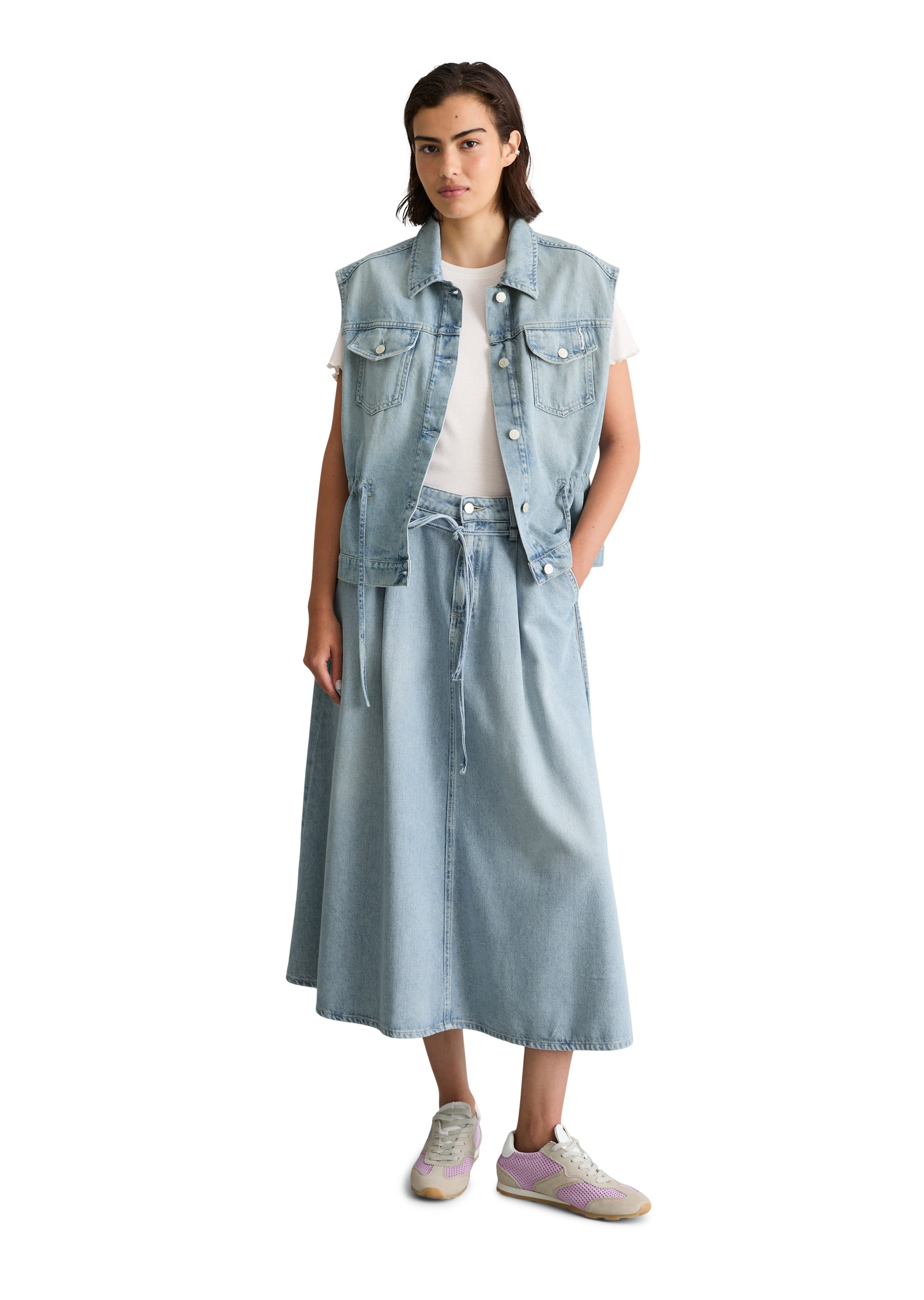 Marc O'Polo DENIM Jeansweste »mit Taillen-Tunnelzug«