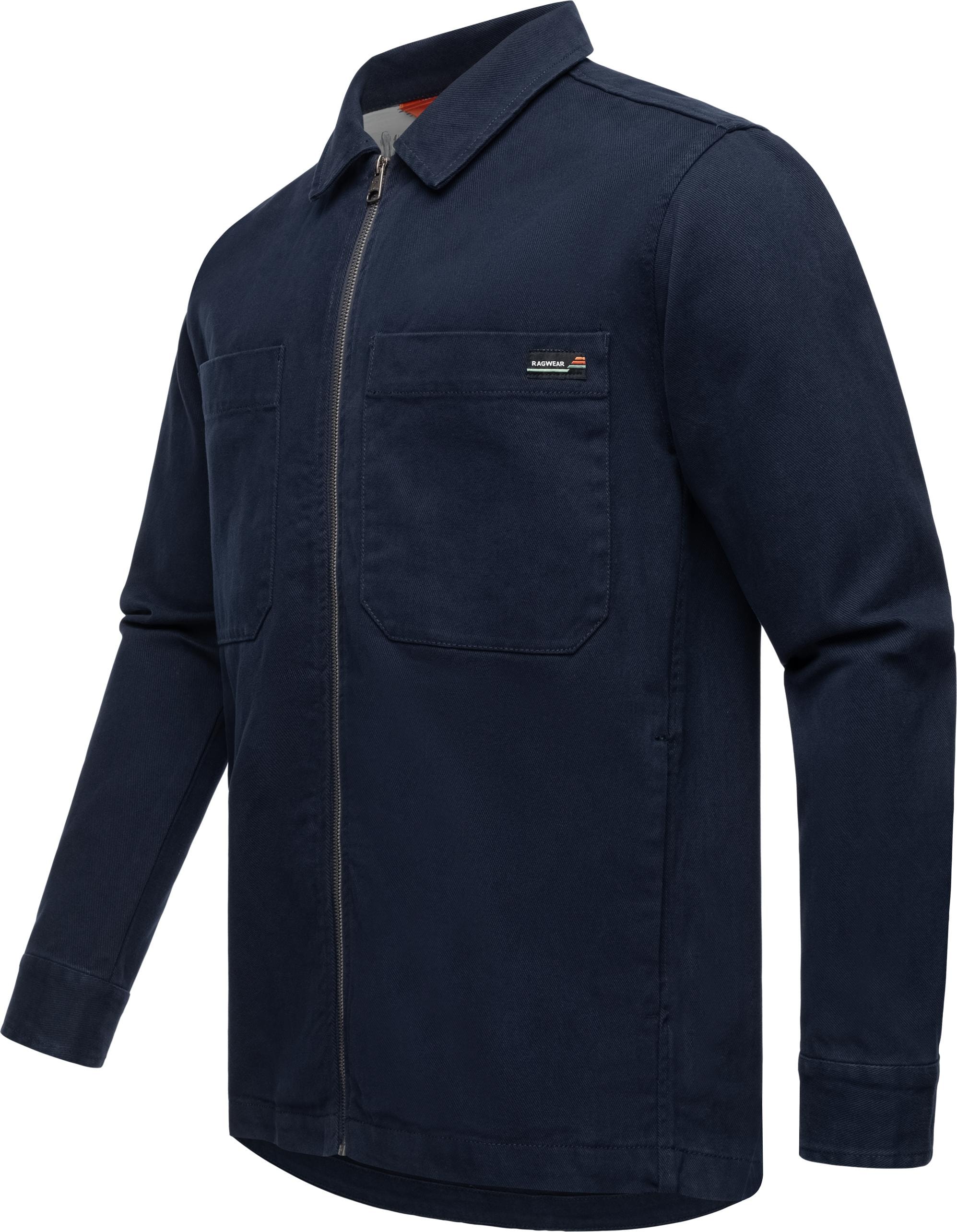 Ragwear Outdoorjacke »Liwty«, ohne Kapuze, stylische Herren Hemdjacke mit Brusttasche