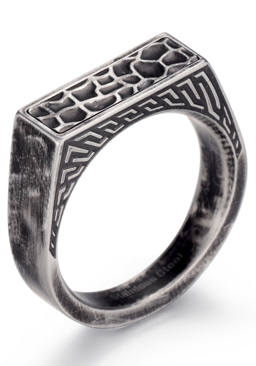 Firetti Fingerring »Schmuck Geschenk, Bandring strukturiert« | Im Sale