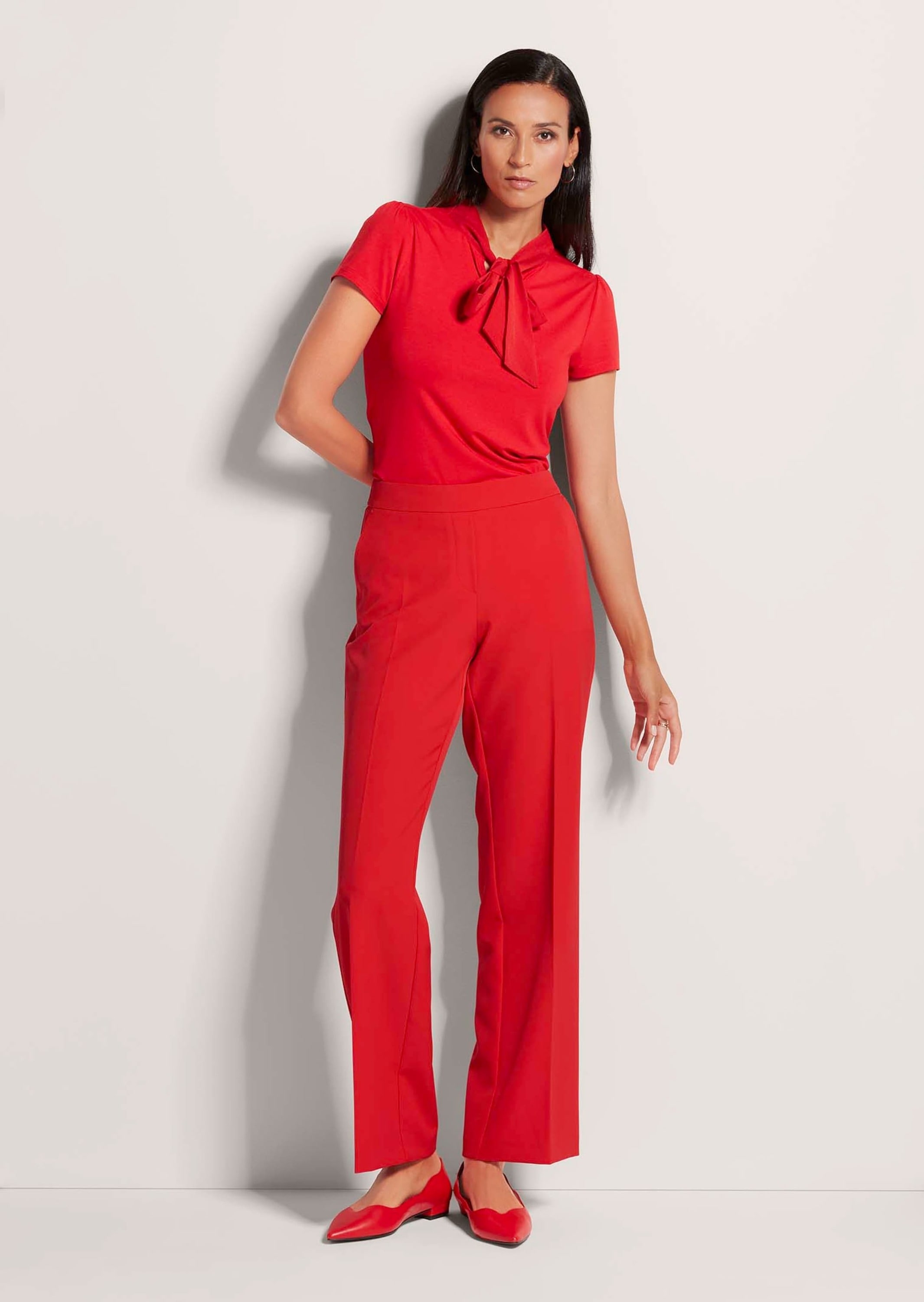 MADELEINE Stoffhose »Schlupfhose Elegante Damenhose mit Bügelfalten«