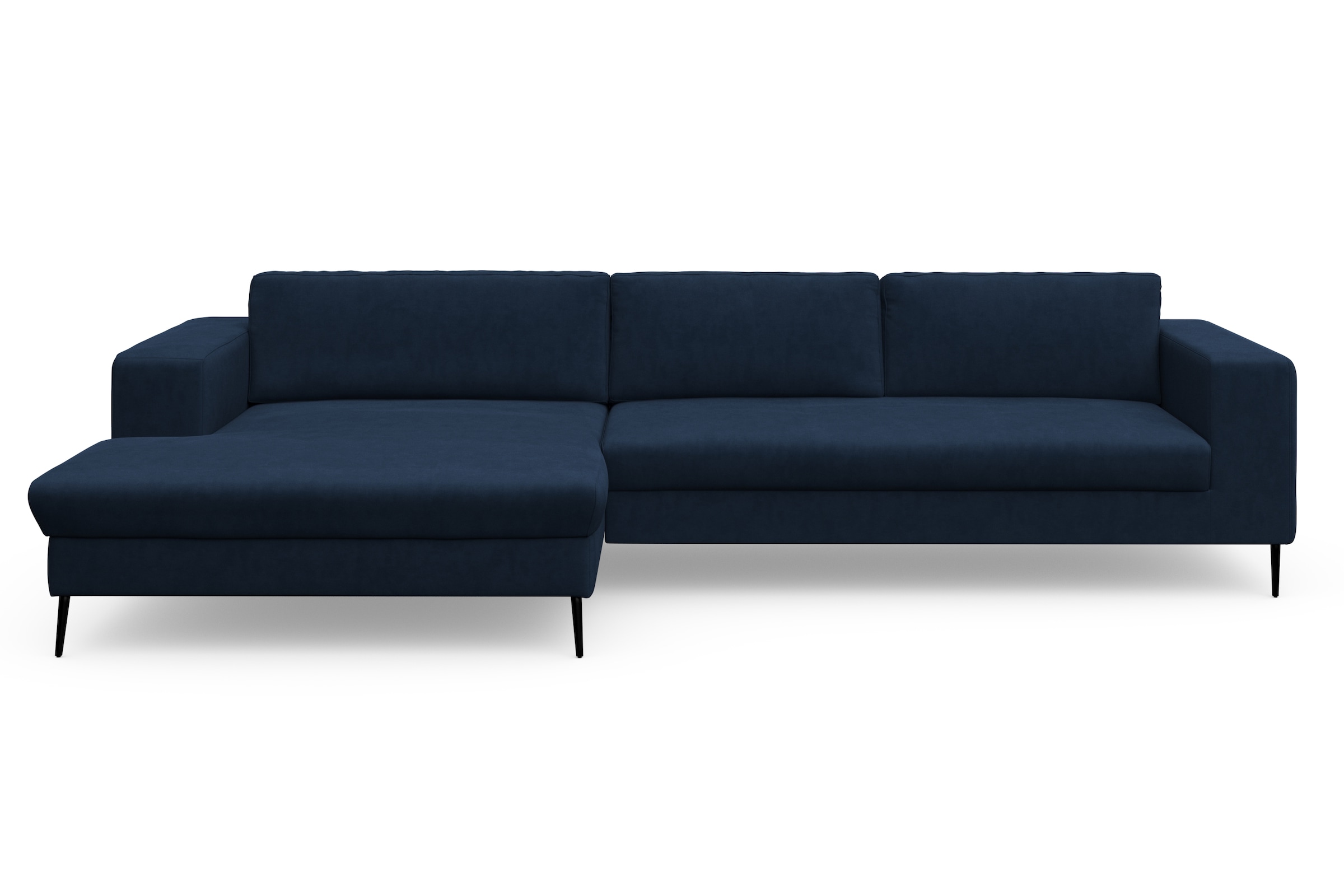 DOMO collection Ecksofa »Modica, zeitlos und elegant, L-Form«, moderne Optik mit extrabreiter Recamiere, auch in Cord