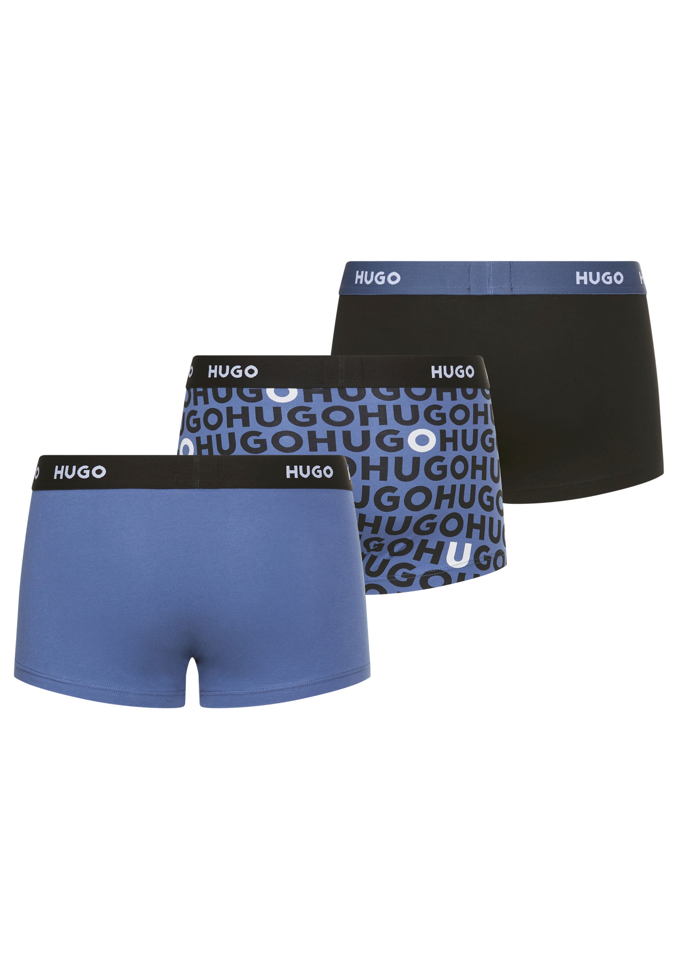 HUGO Underwear Trunk "TRUNK TRIPLET DESIGN", 3 Stk. mit Logobund günstig online kaufen