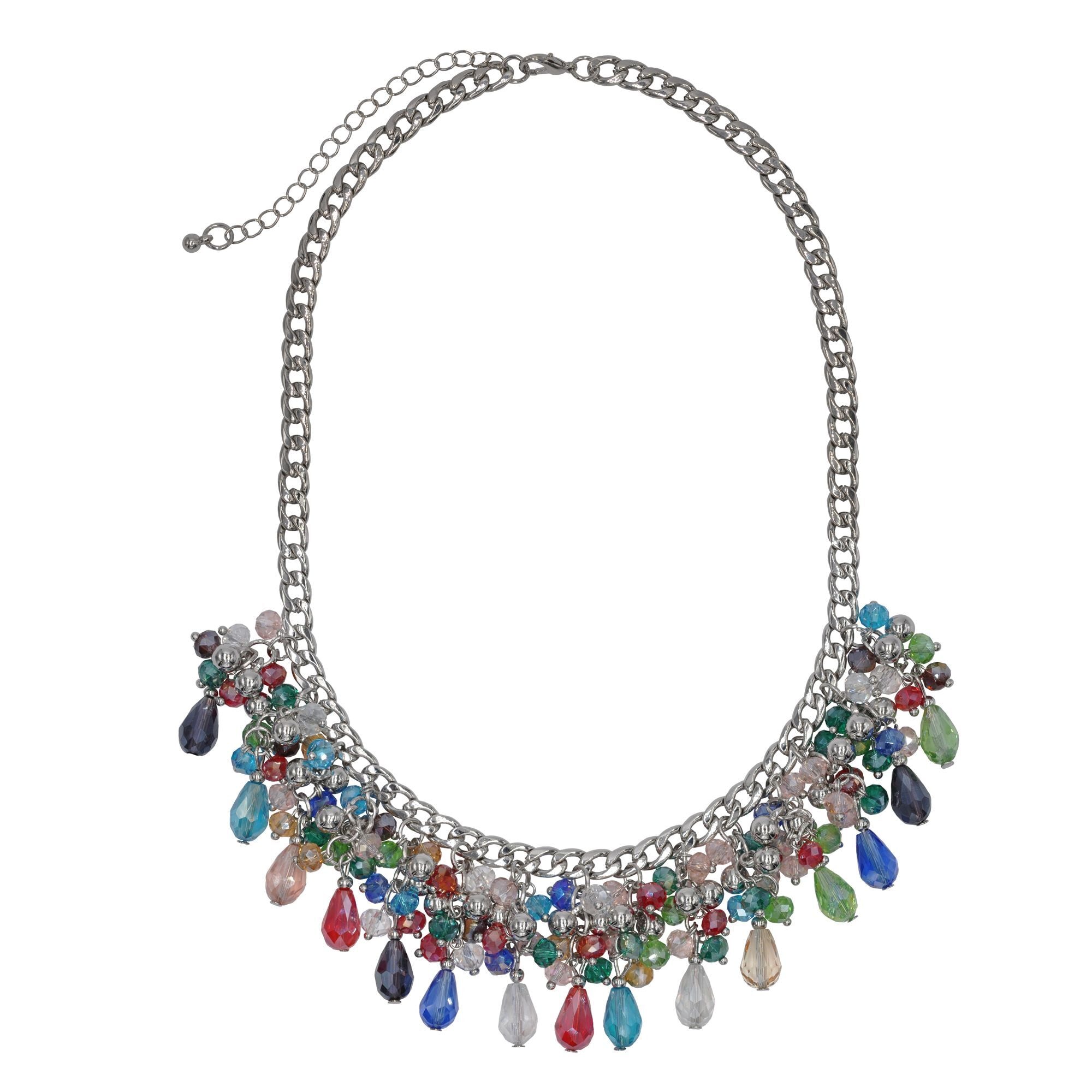 Steuer Schmuckset »Glänzend 52 Glasstein mehrfarbig« ()