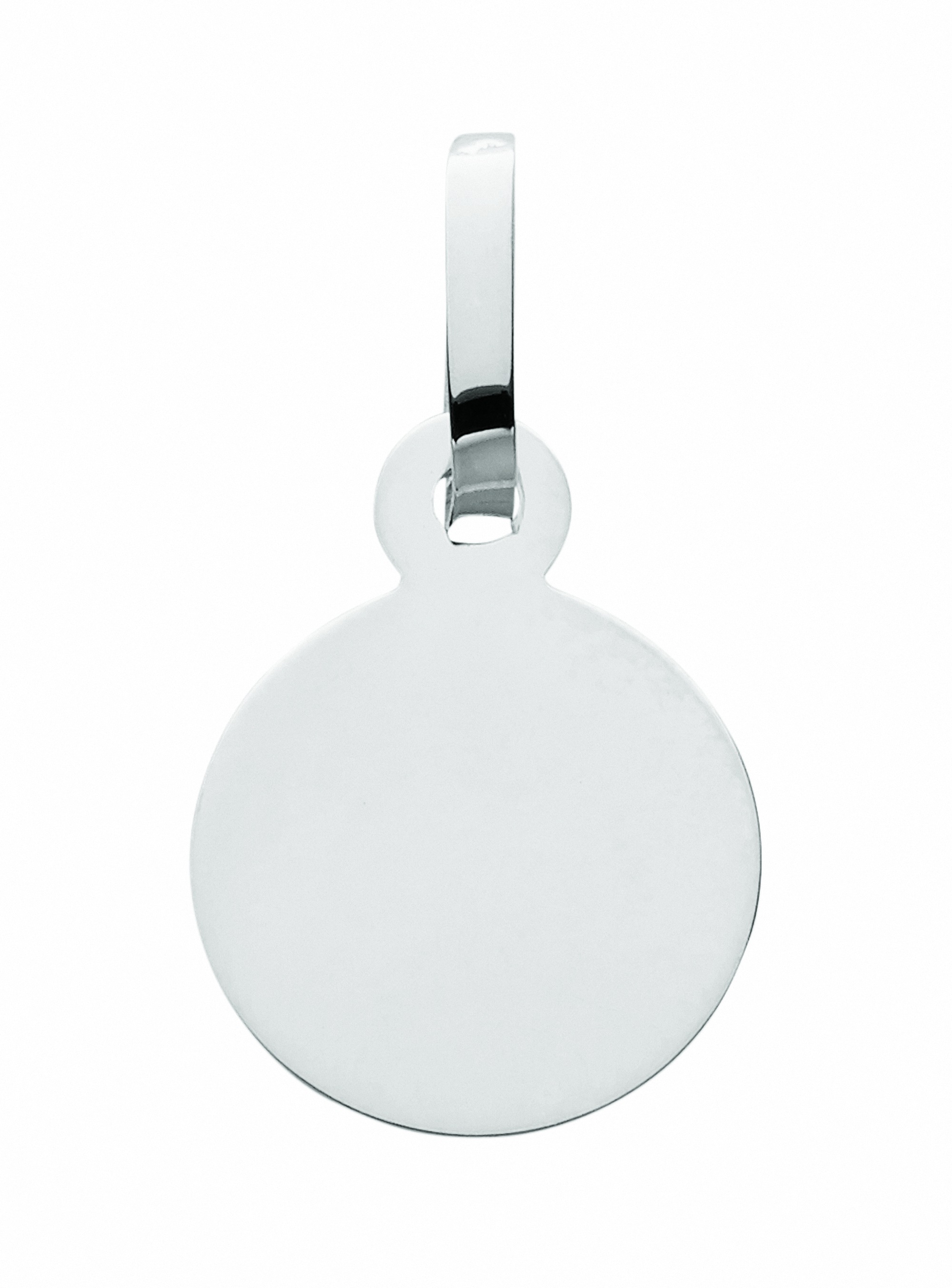 Adelia´s Kette ohne Anhänger »925 Silber Gravurplatte Anhänger Ø 8 mm«,  Schmuckset - Set mit Halskette online kaufen | BAUR