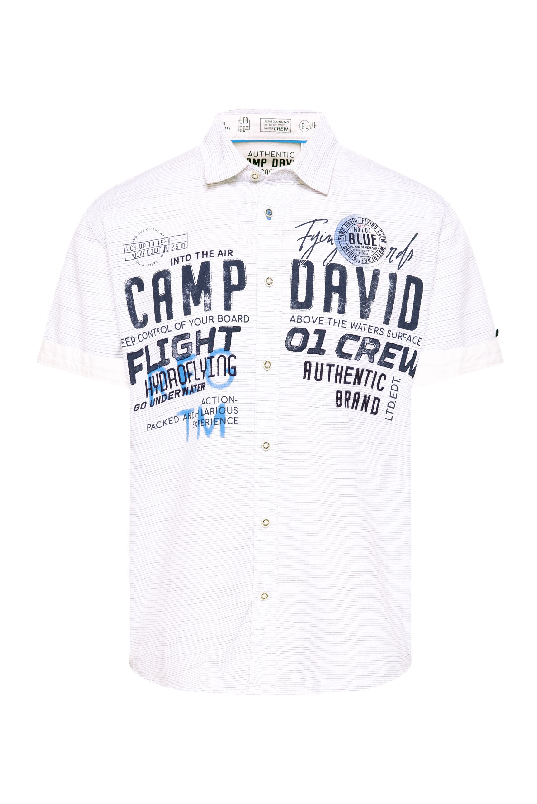 CAMP DAVID Kurzarmhemd, aus Baumwolle günstig online kaufen