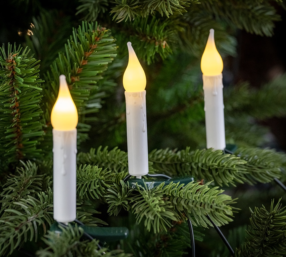 my home LED-Christbaumkerzen »Chenil, Weihnachtsdeko, Lichterkette«, 20 St.-flammig, Kerzenlichterkette mit 6/18 Stunden Timer