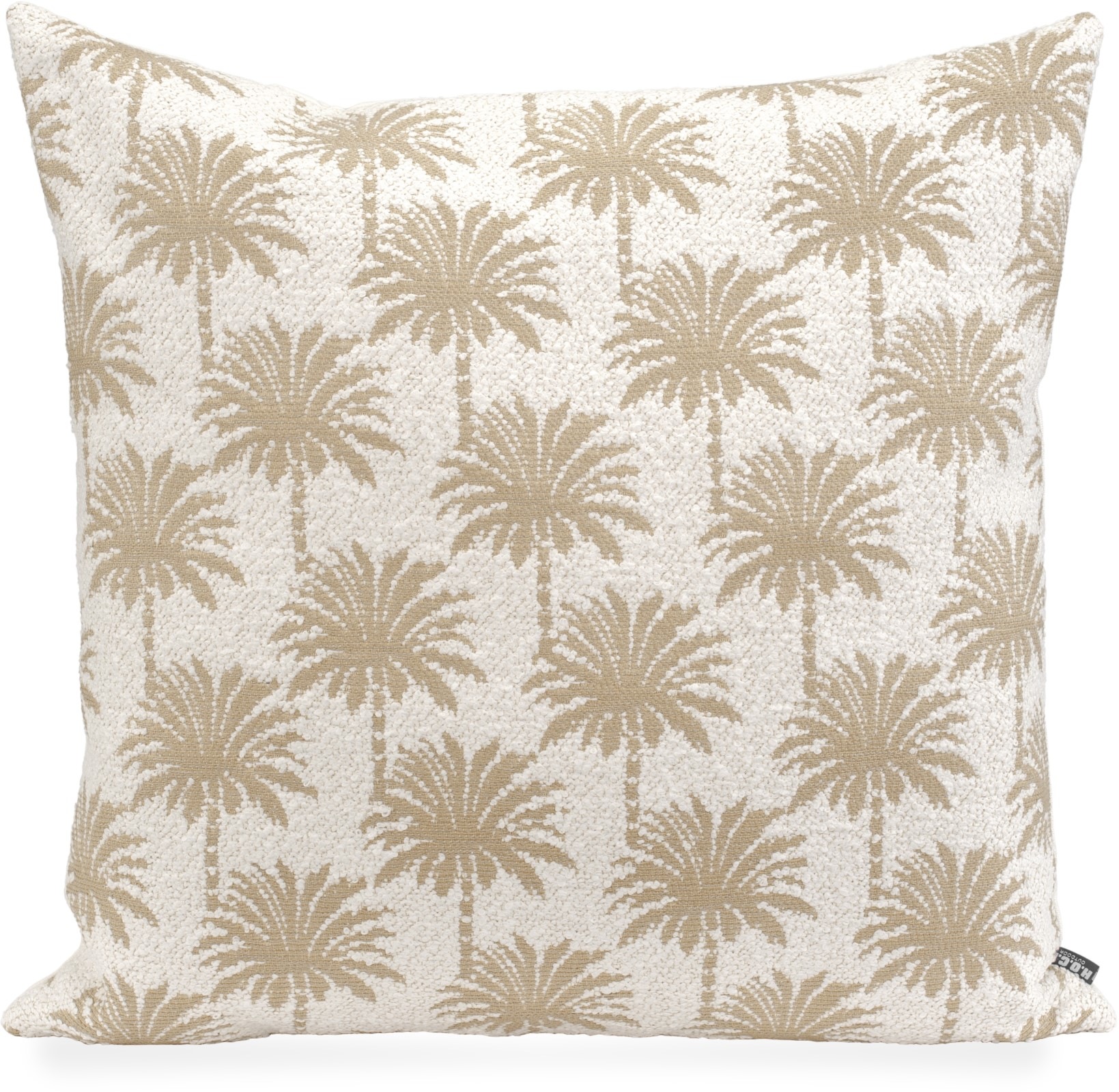 Dekokissen H.O.C.K., B:60cm H:10cm L:60cm, beige, Obermaterial: 60% Polypropylen, 40% Polyacryl, Dekokissen_Sitzkissen_Kissenhüllen, "Vamosa Palms",