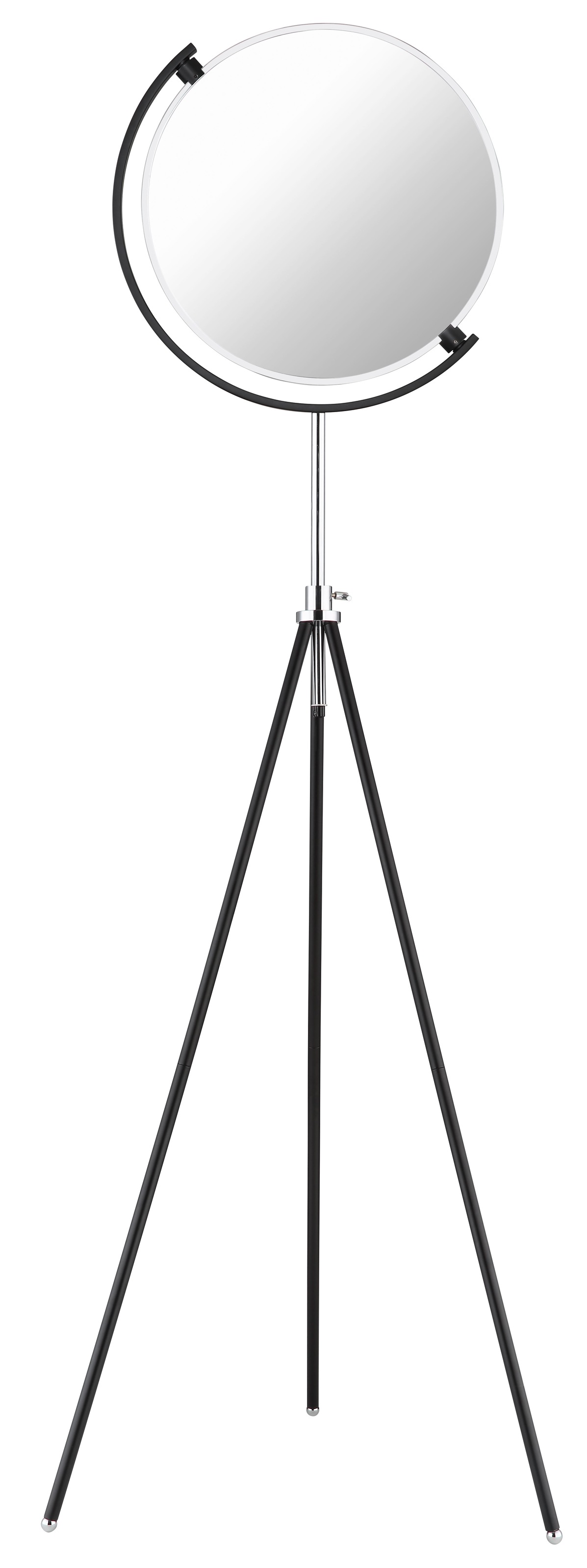 GLOBO LIGHTING Stehlampe »MIRO« LED-Modul 1 Stk. LED Stehleuchte schwarz, dimmbar, Memory, RGB, höhenverstellbar