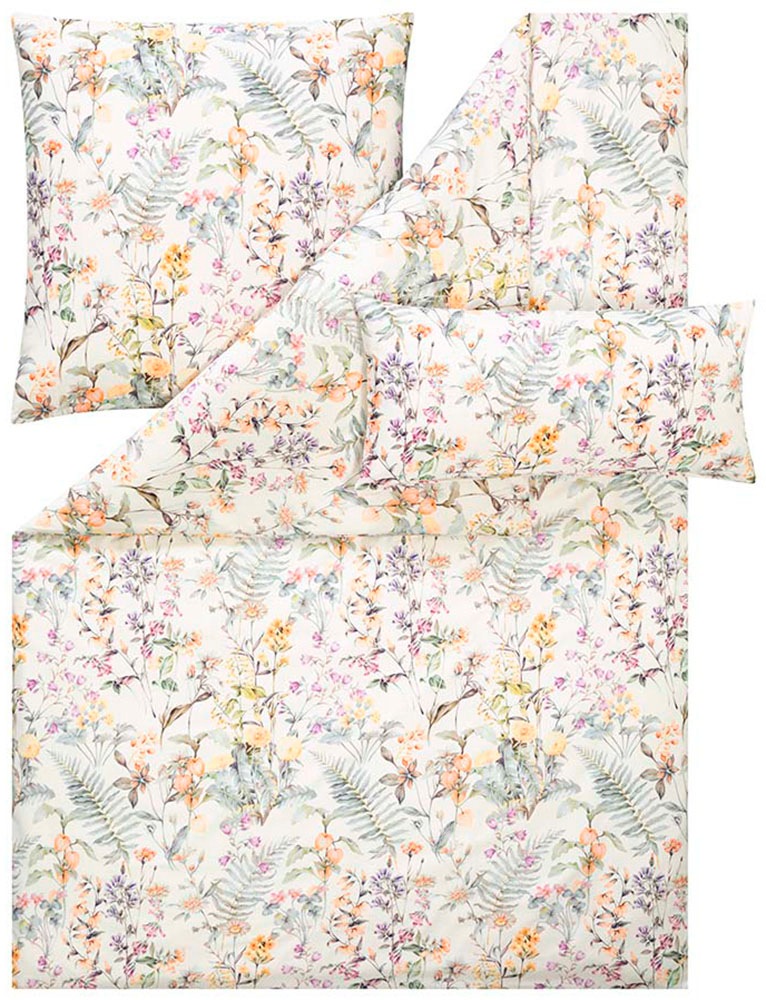 Estella Bettwäsche »Cordula« 3 tlg. Mako-Satin, 100% Baumwolle