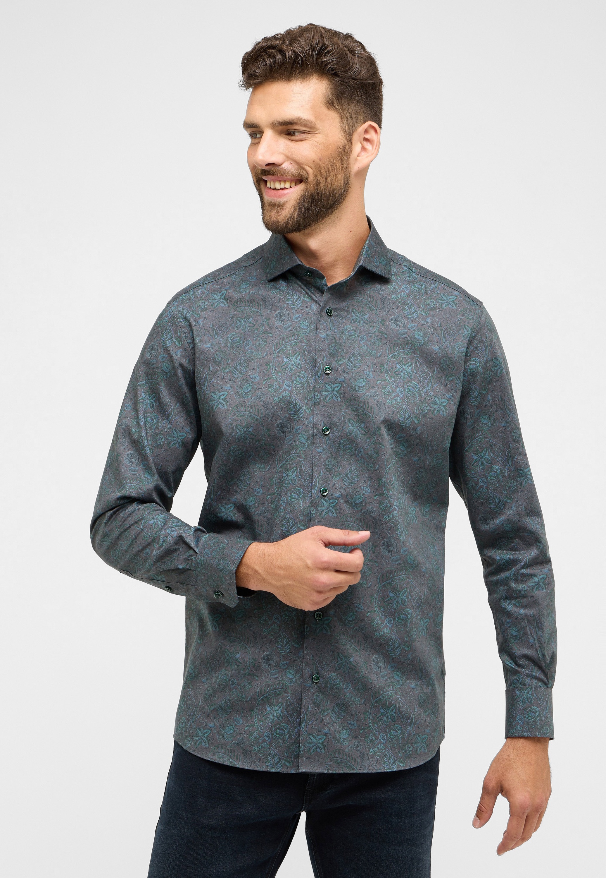 Eterna Langarmhemd "MODERN FIT", NON IRON (bügelfrei) günstig online kaufen