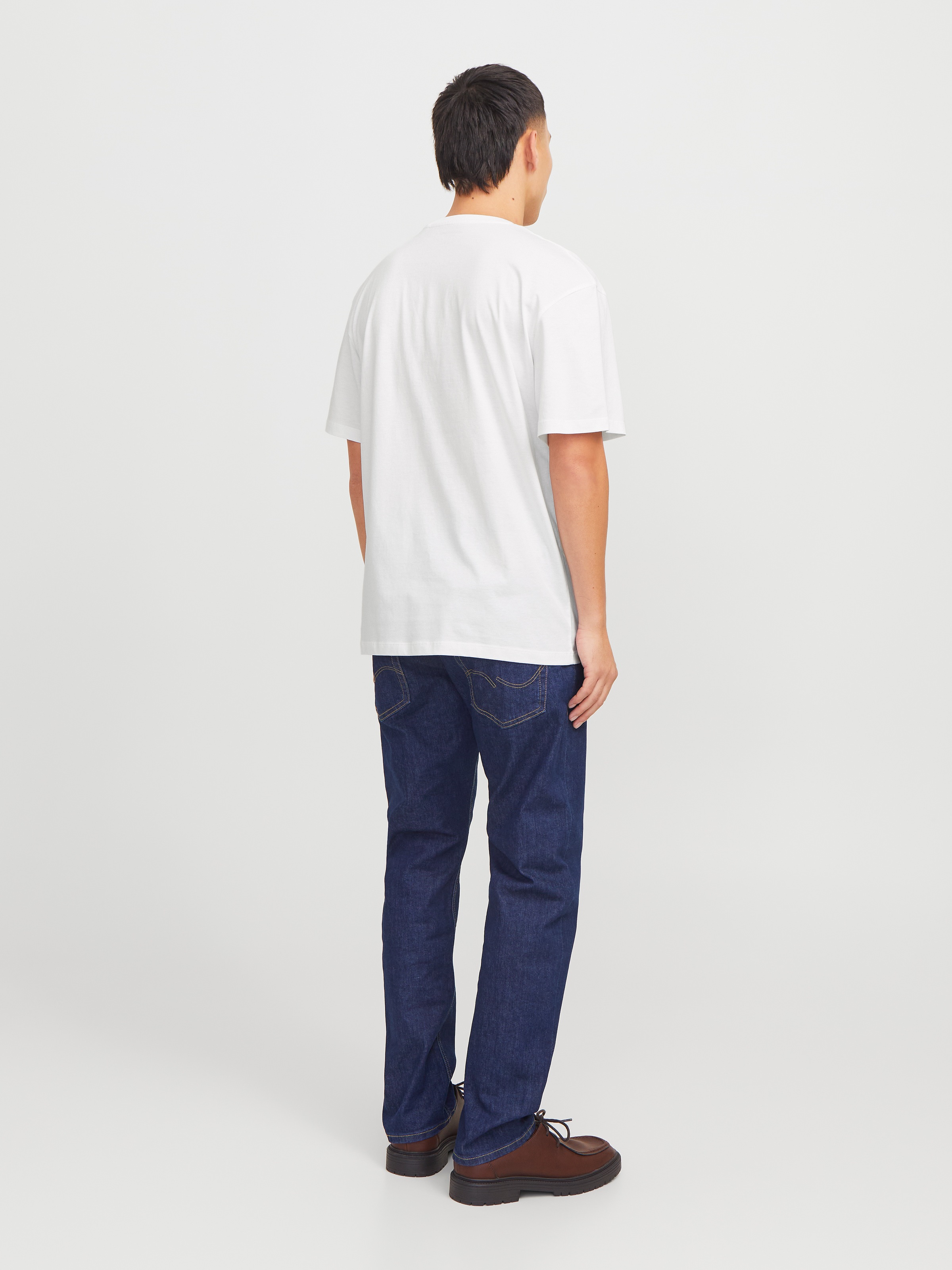 Jack & Jones Rundhalsshirt »JJEBRYAN CORP LOGO TEE SS O-NECK NOOS«, mit Logo Druck