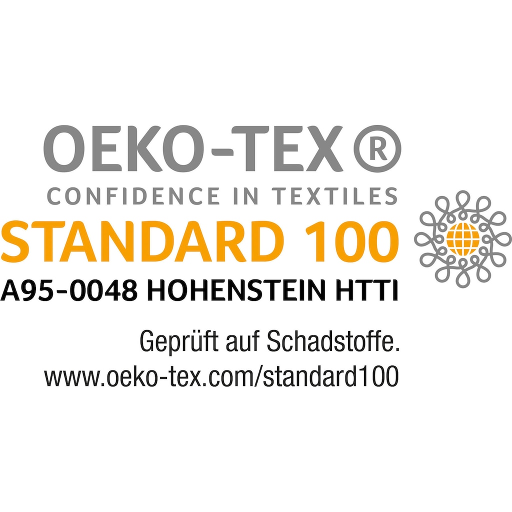 Biberna Wendebettwäsche »Hermal«, aus weicher, wohlig warmer Flanell (Biber) Qualität in Melange Optik, aus 100% Baumwolle, STANDARD 100 by OEKO-TEX® zertifiziert, Made in Germany
