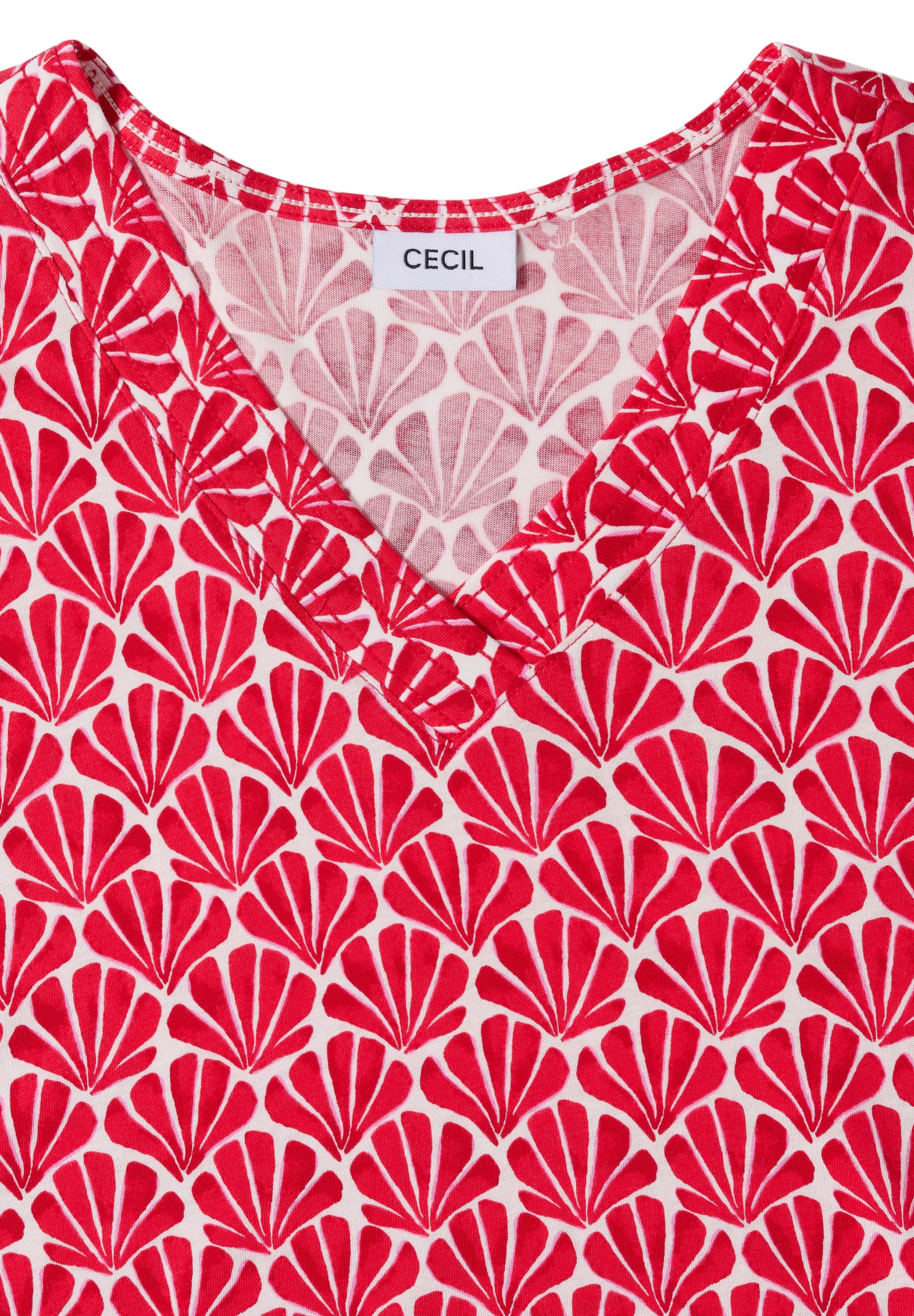 Cecil T-Shirt mit Minimal Muster