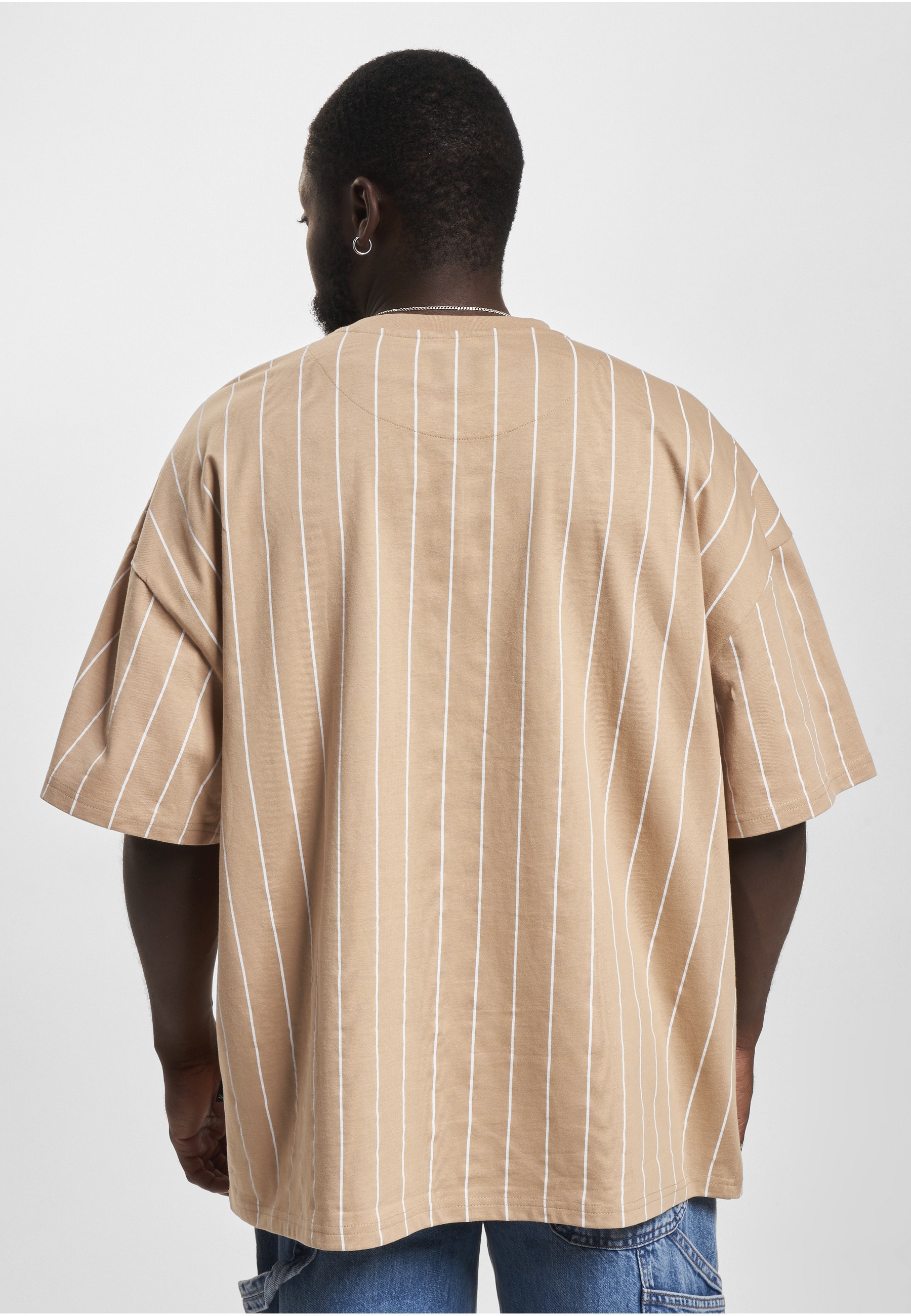Karl Kani T-Shirt »Karl Kani Herren KM234-001-2 KK Trekking Boxy Pinstripe Tee« 1 Stk.