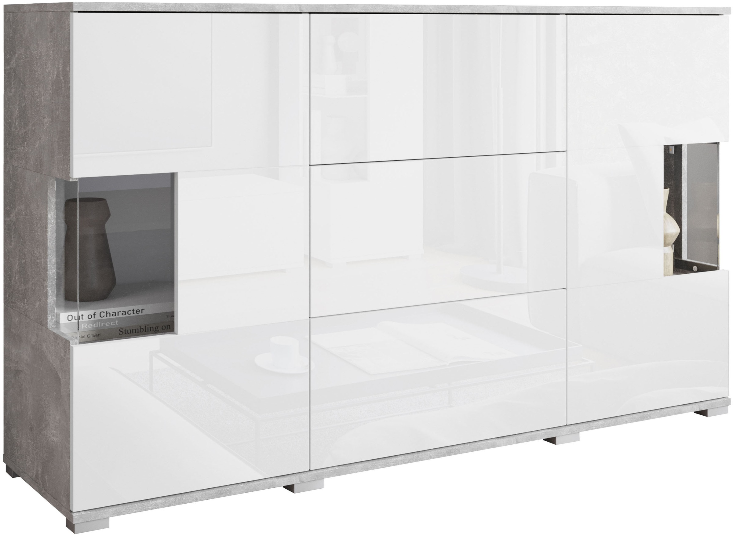 INOSIGN Sideboard "Kenia", (1 St.), Sideboard mit 3 Schubladen, 6 Fächern, günstig online kaufen