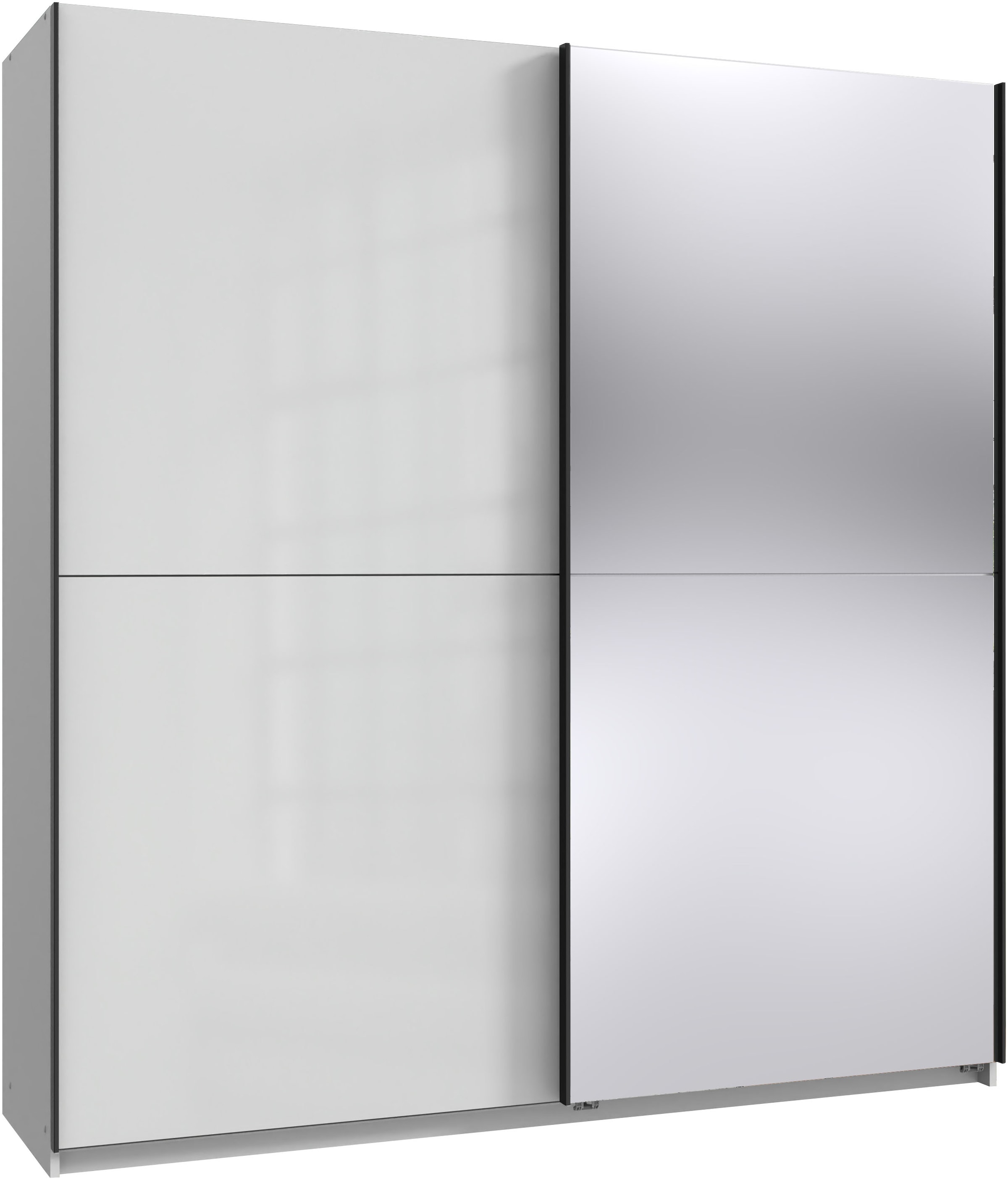Wimex "Mugano, B/T/H 135 oder 180/65/198cm, Made in Germany" wähle Deine Ausstattung: Basic oder Premium, 2 Schwebetüren mit oder ohne Spiegel, Metallgriffe