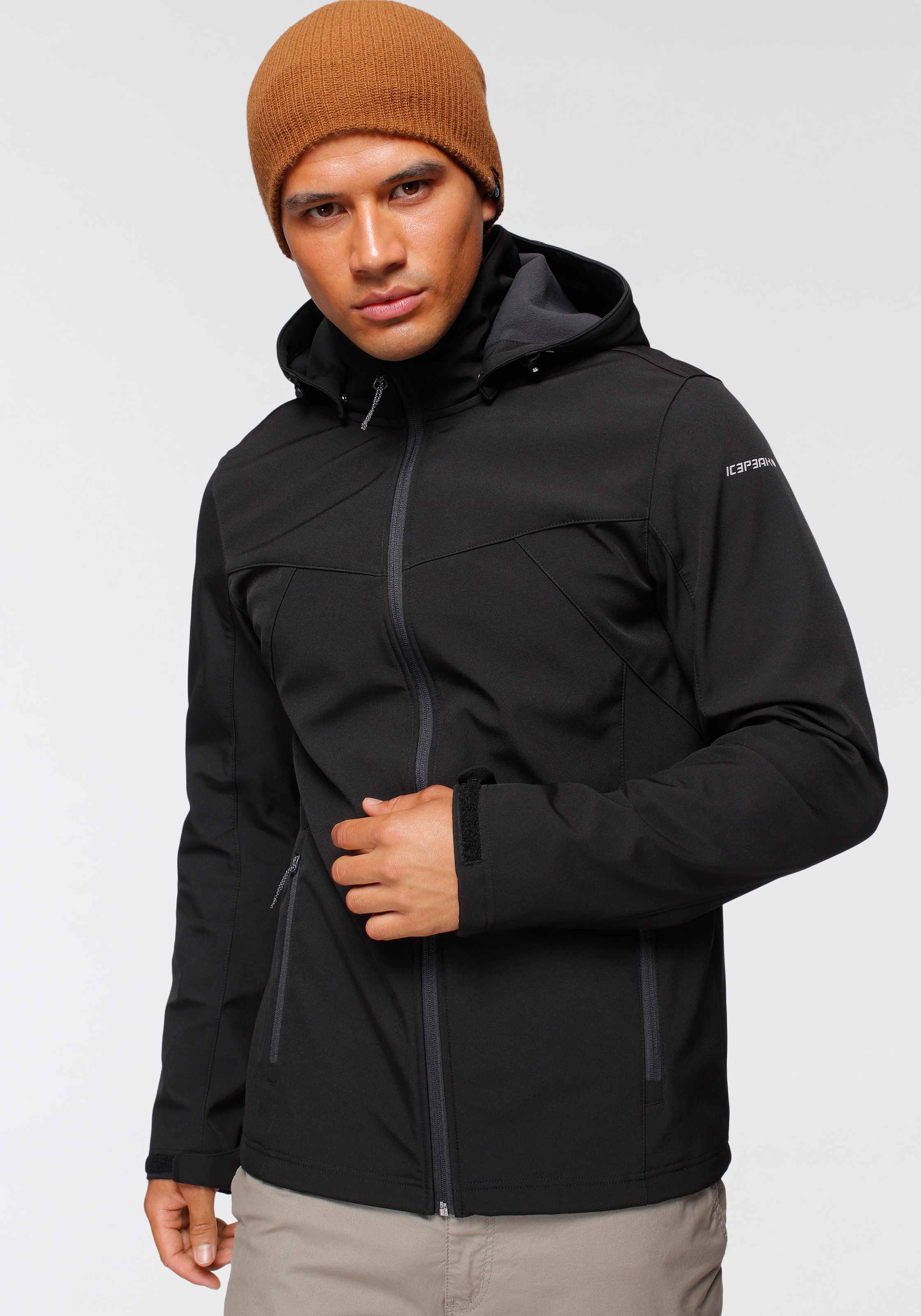Icepeak Softshelljacke "BRIMFIELD", (1 St.), mit Kapuze günstig online kaufen