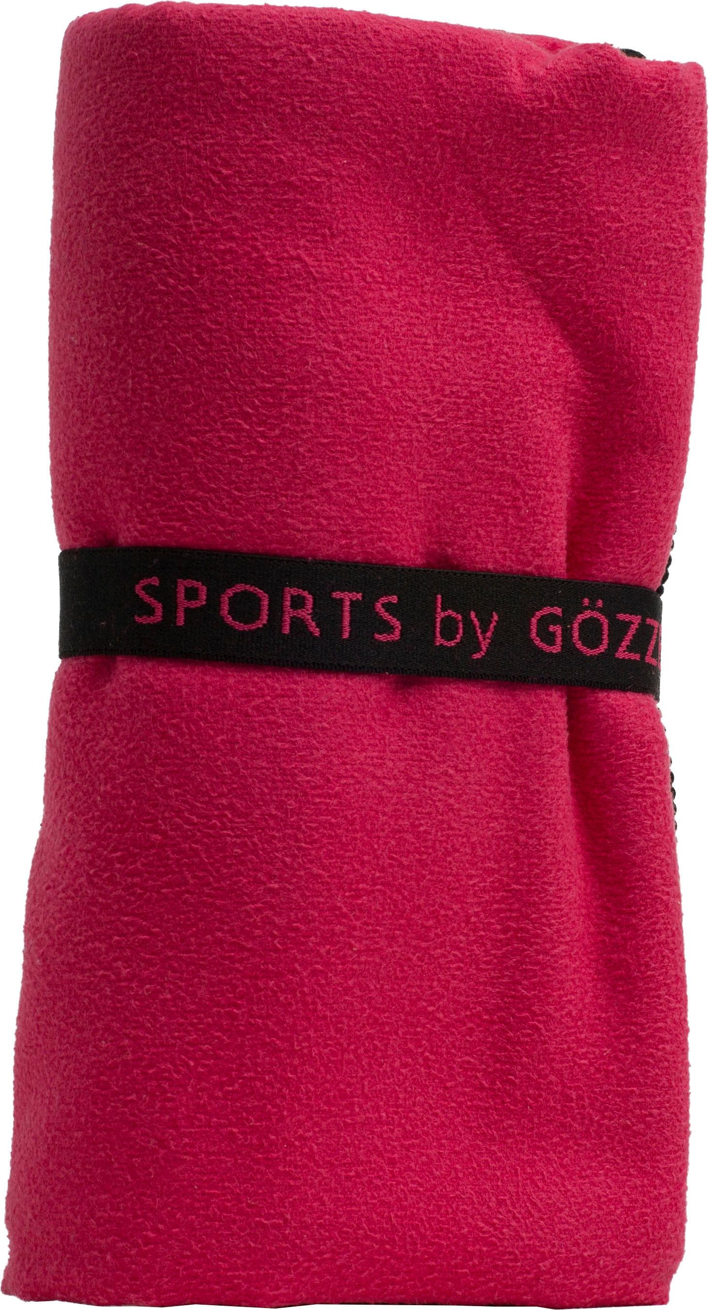Gözze Sporthandtuch »Sports by Gözze«, (1 St., Sporthandtuch 70 x 140 cm), im Set, schnell trocknend, Mikrofaser, für Sport, Reisen & Camping