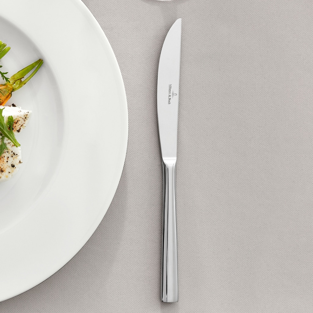 Villeroy & Boch Tafelmesser »Tafelmesser Piemont 226 mm 6er Set silber« Spülmaschinenfest