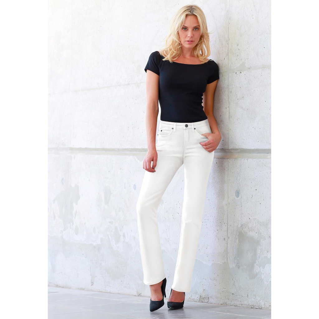 Arizona Gerade Jeans »Comfort-Fit«, High Waist