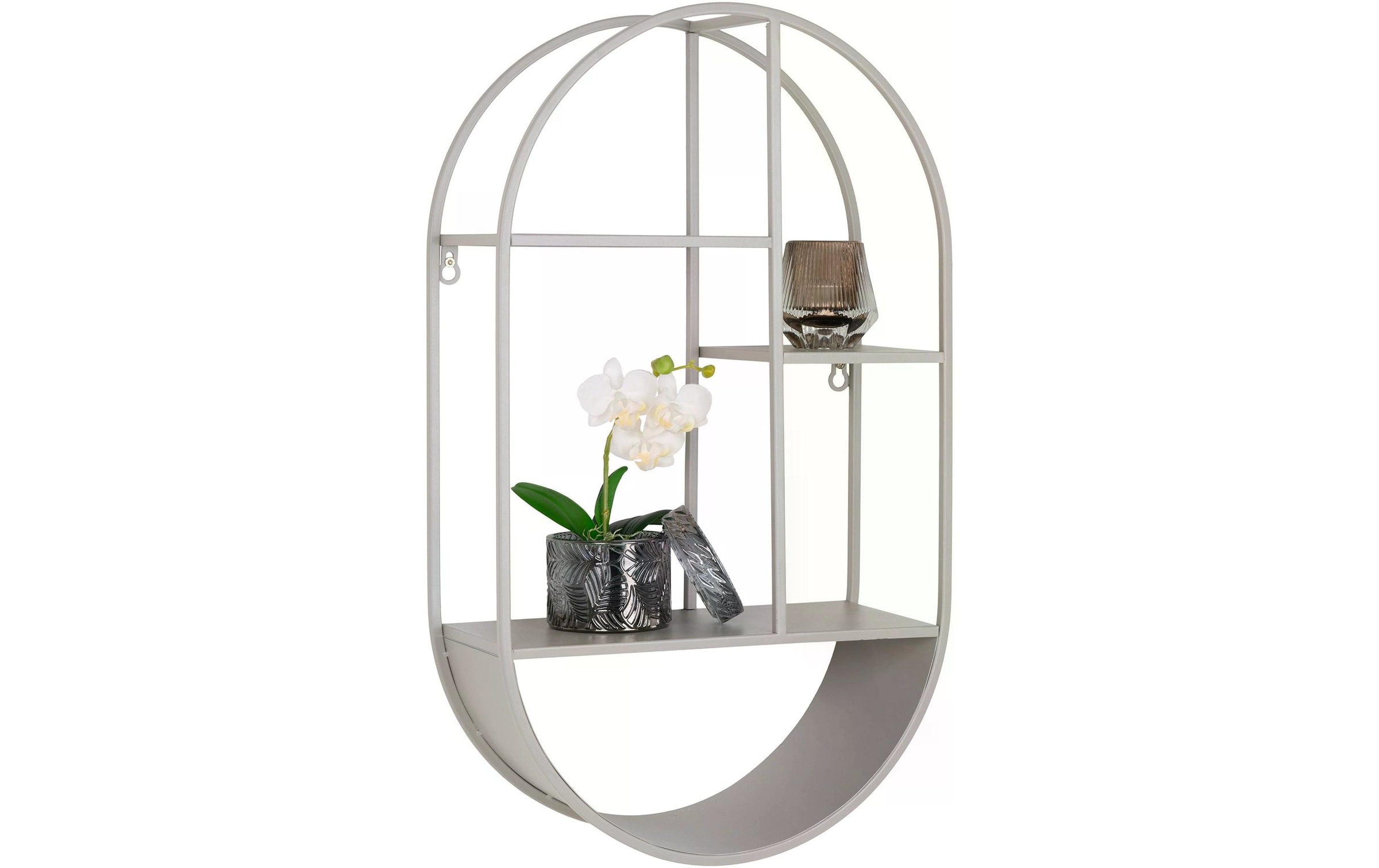 House Nordic Wandregal »Wandregal Feira 35 x 15 x 60 cm Grau«