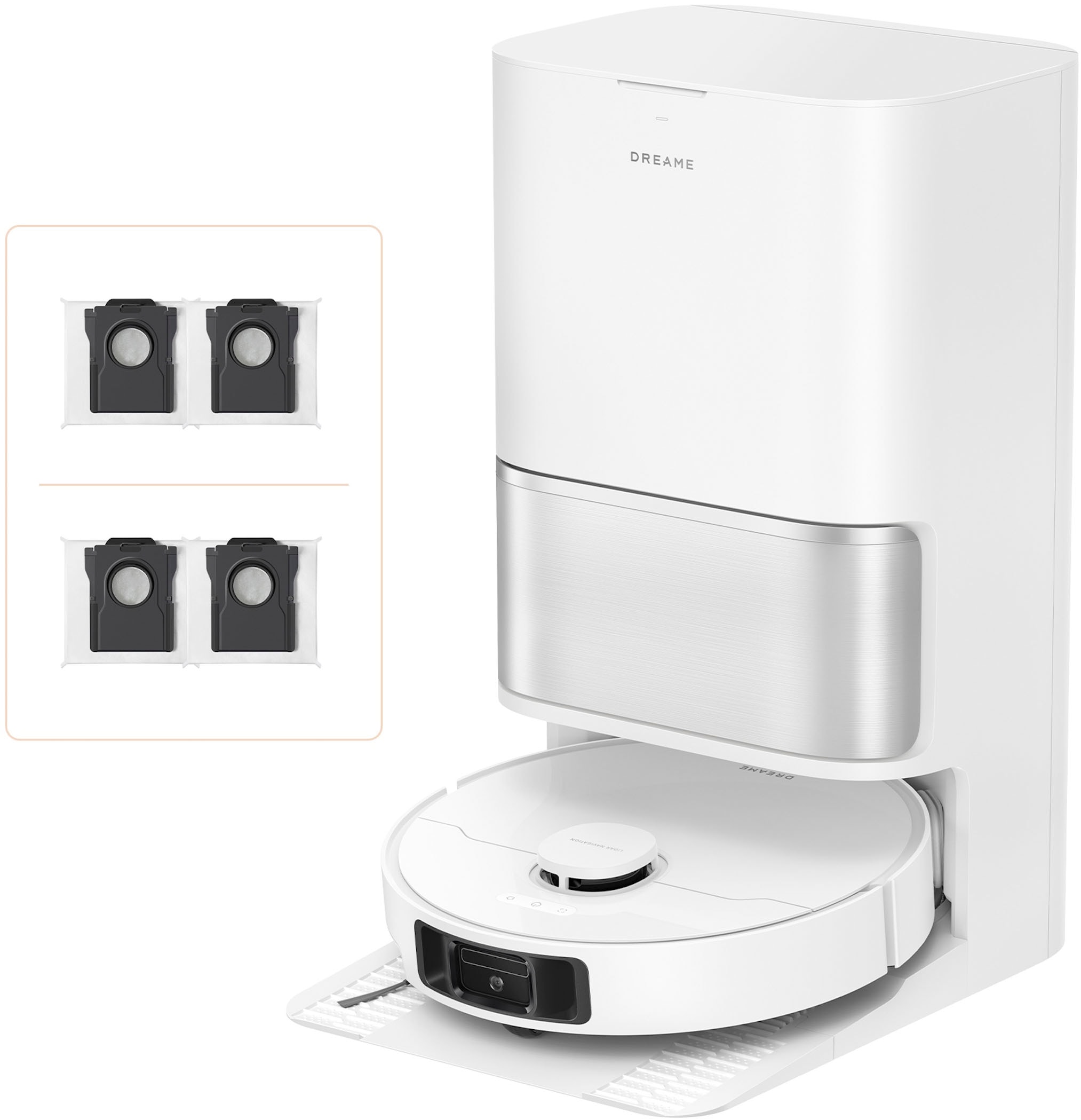 Dreame Saugroboter "mit Wischfunktion L10s Ultra Gen 3 Set" mit Dual-Wischpads, mit flexiblen Roboterarmen, App-Steuerung