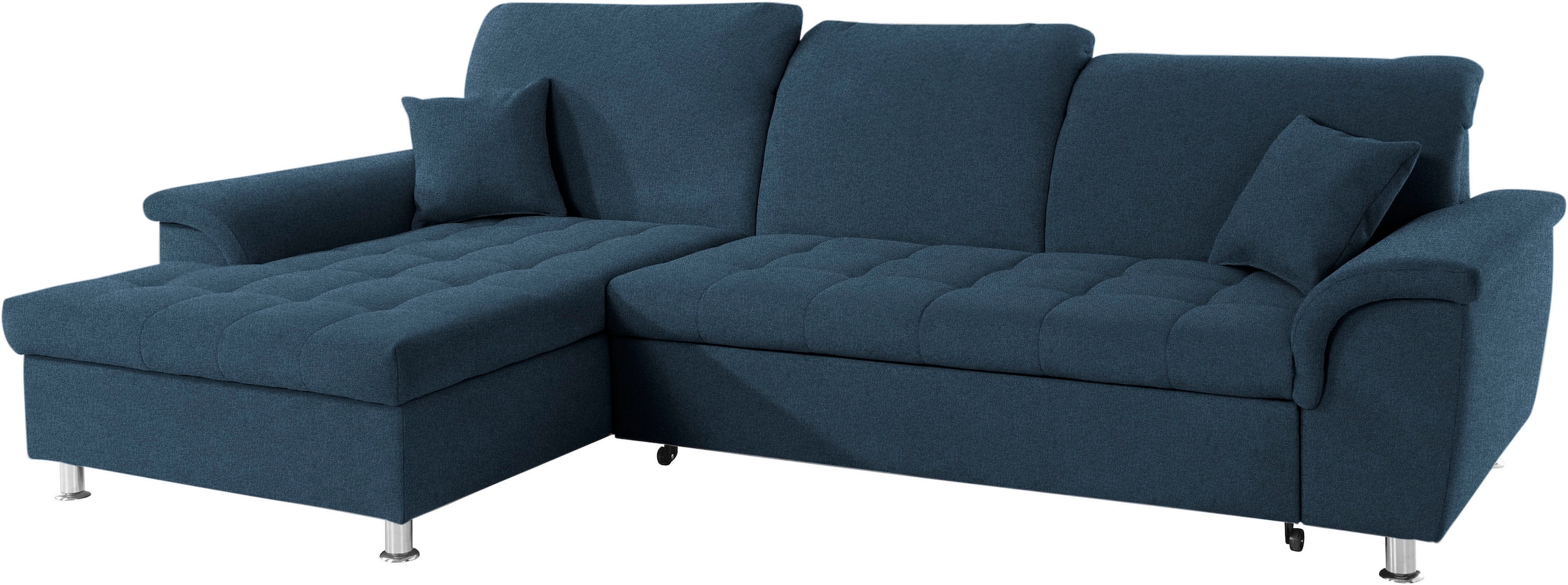 DOMO collection Ecksofa »Franzi L-Form«, wahlweise mit Kopfteilverstellung (dann Tiefe: 170 cm)